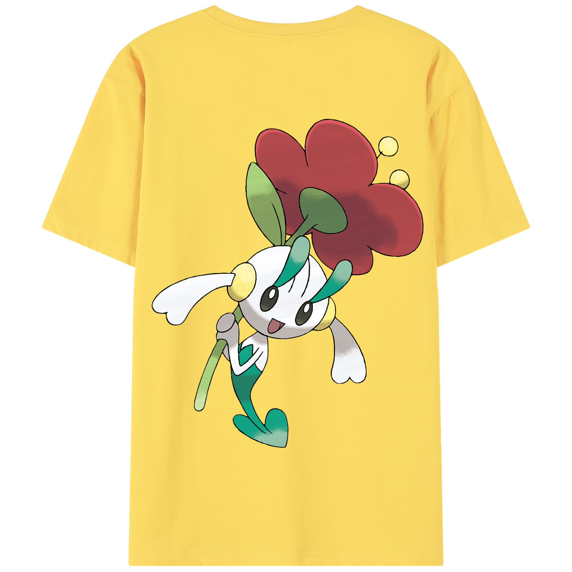 （画像用） ポケットモンスター Pokémon 綿100％半袖Tシャツ（背面プリント）