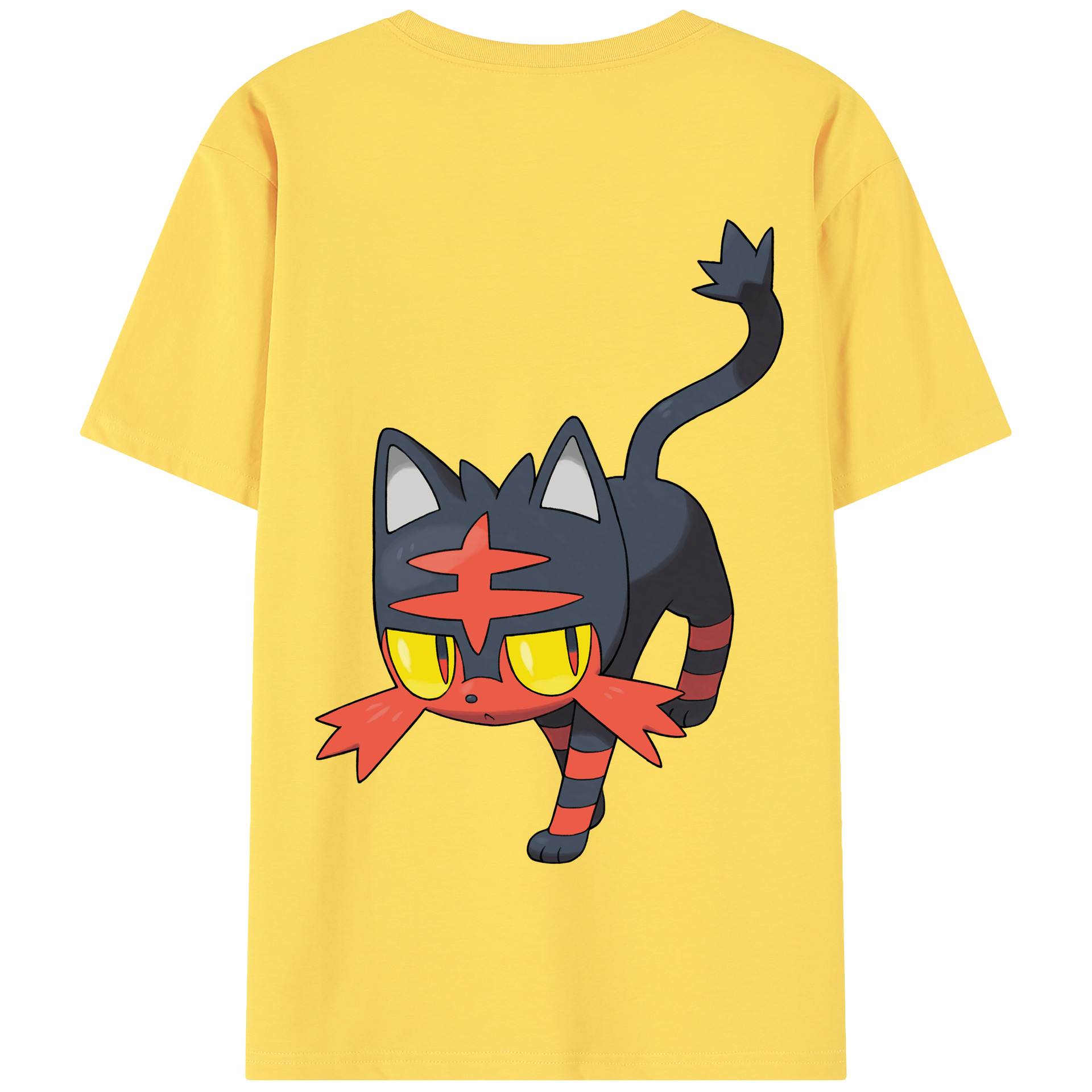 （画像用） ポケットモンスター Pokémon 綿100％半袖Tシャツ（背面プリント）