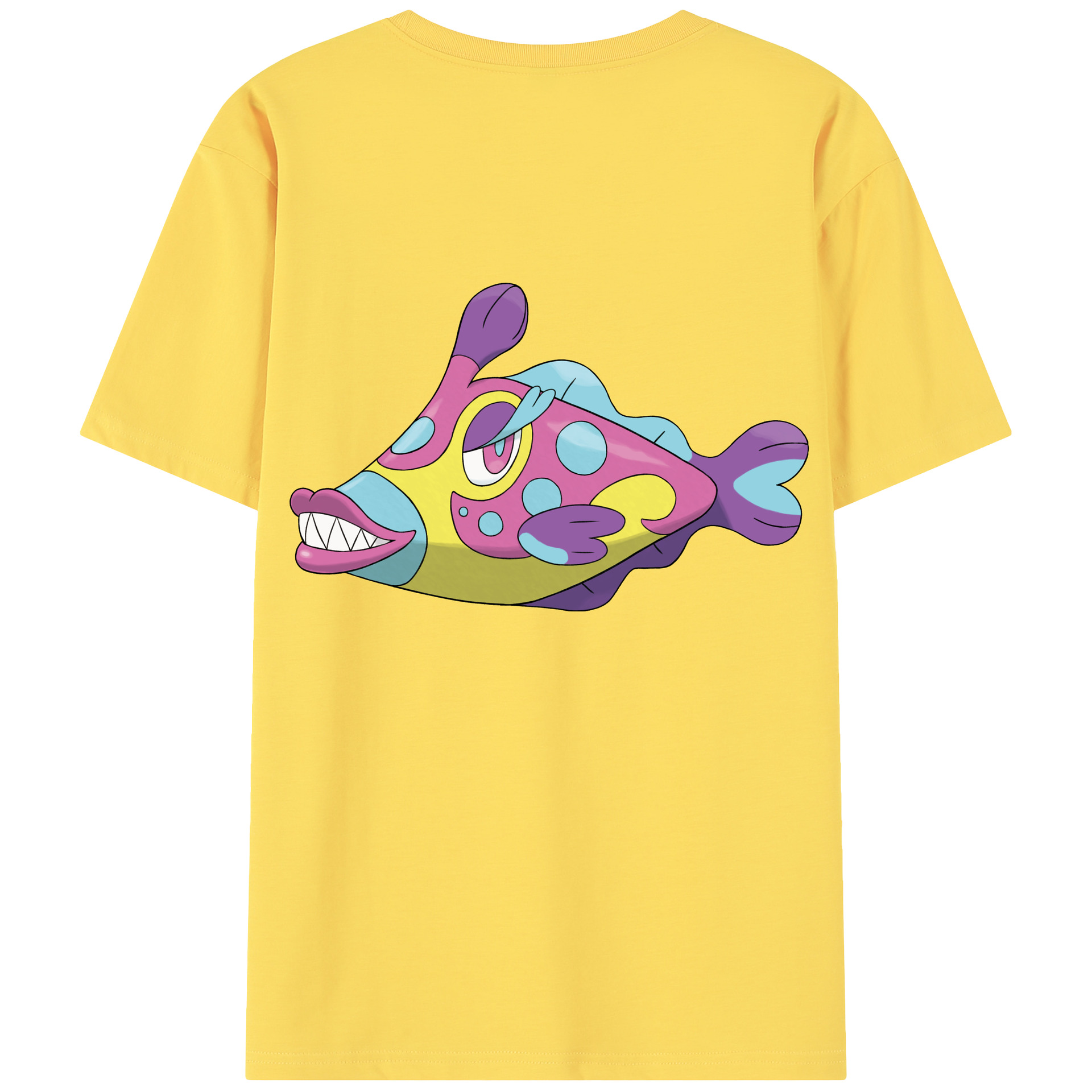 （画像用） ポケットモンスター Pokémon 綿100％半袖Tシャツ（背面プリント）