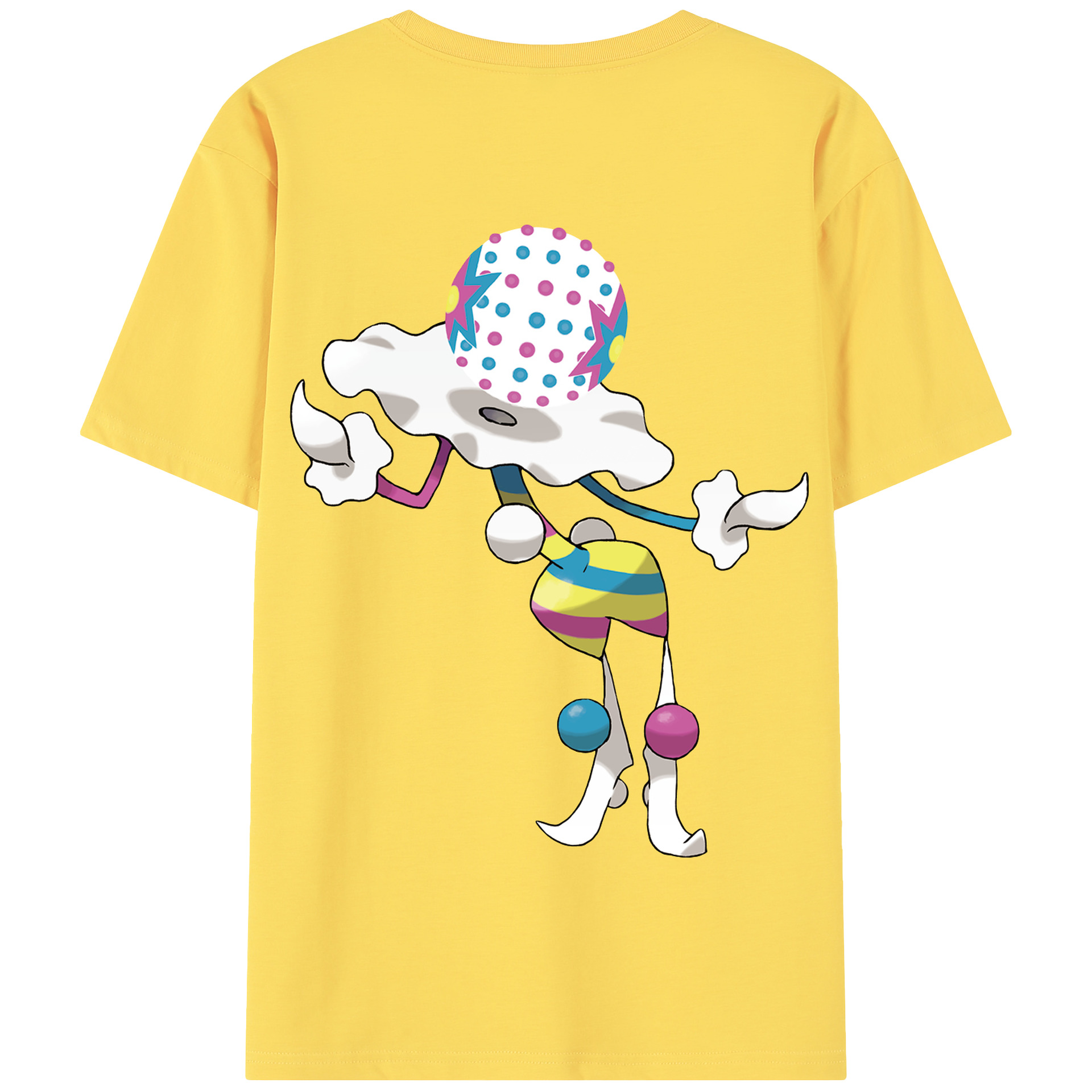 （画像用） ポケットモンスター Pokémon 綿100％半袖Tシャツ（背面プリント）