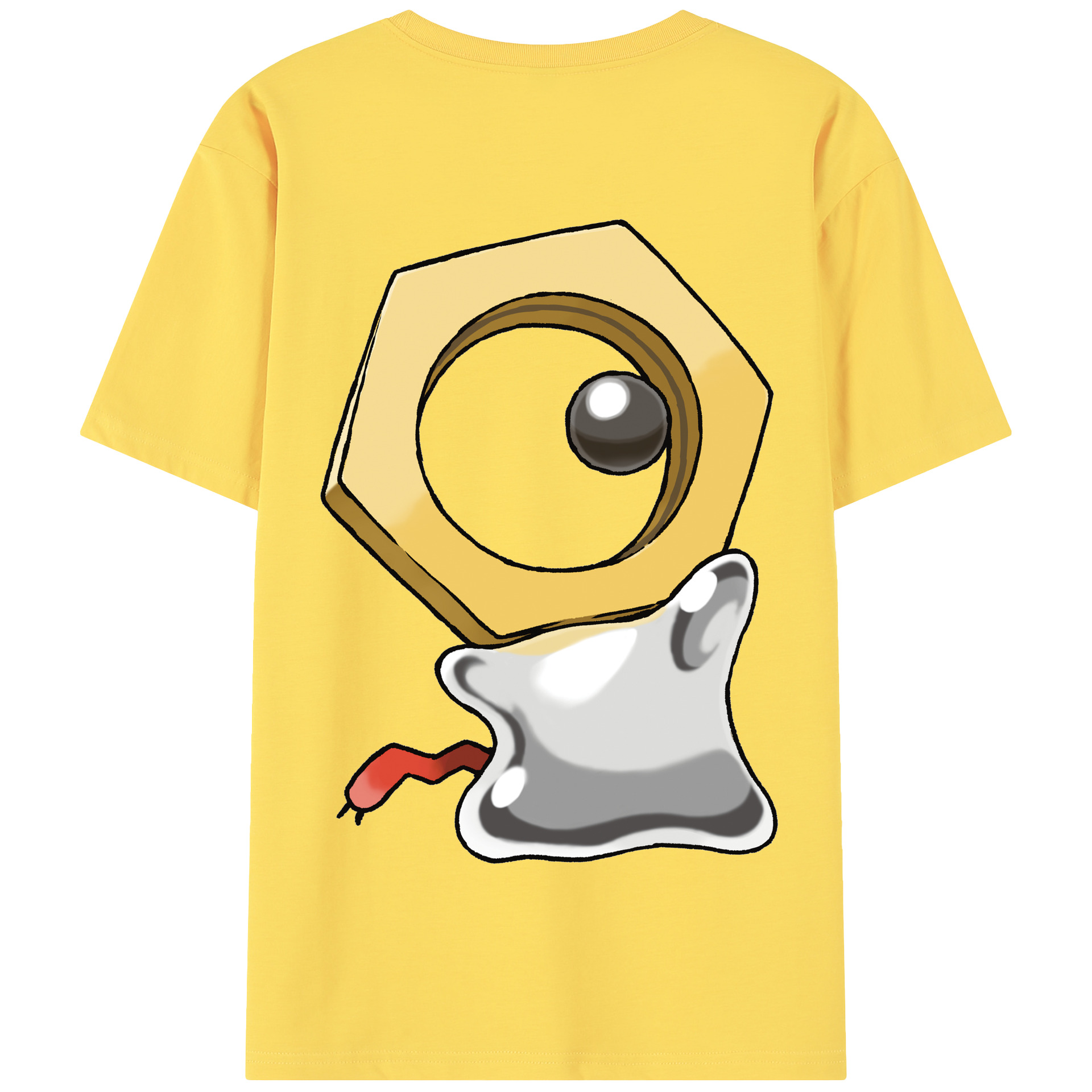 （画像用） ポケットモンスター Pokémon 綿100％半袖Tシャツ（背面プリント）
