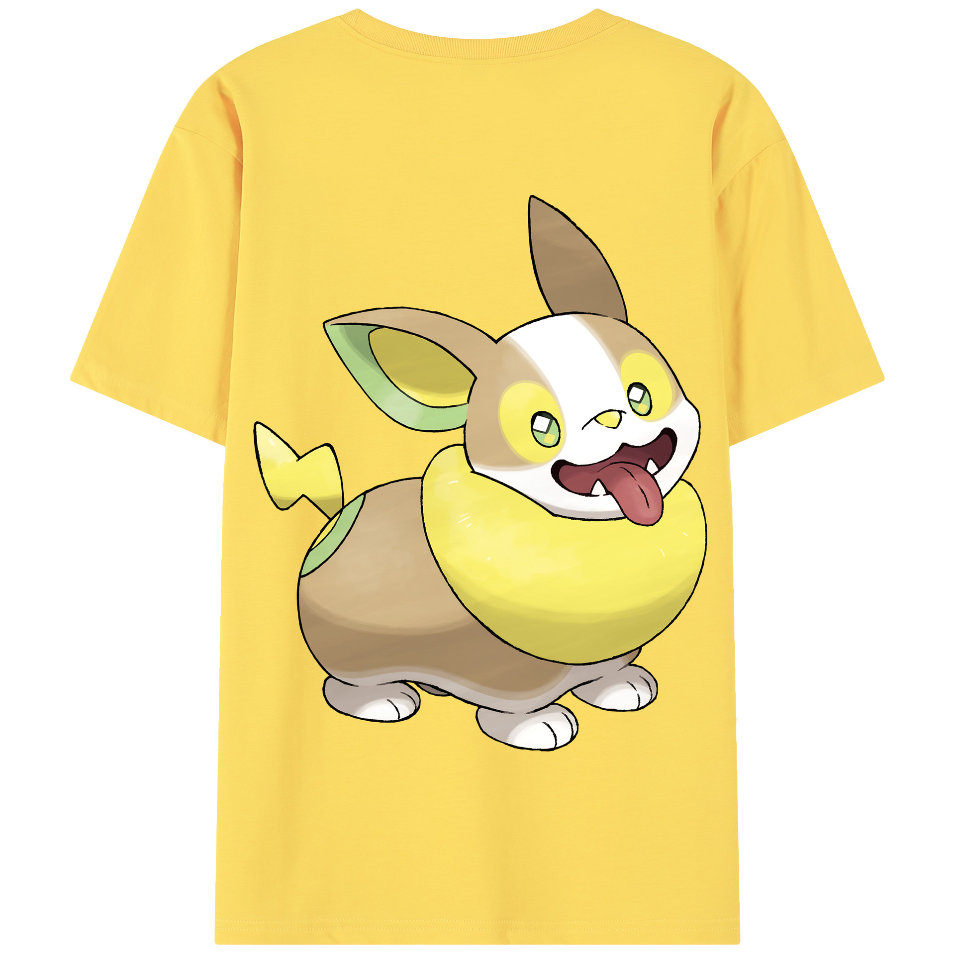 （画像用） ポケットモンスター Pokémon 綿100％半袖Tシャツ（背面プリント）