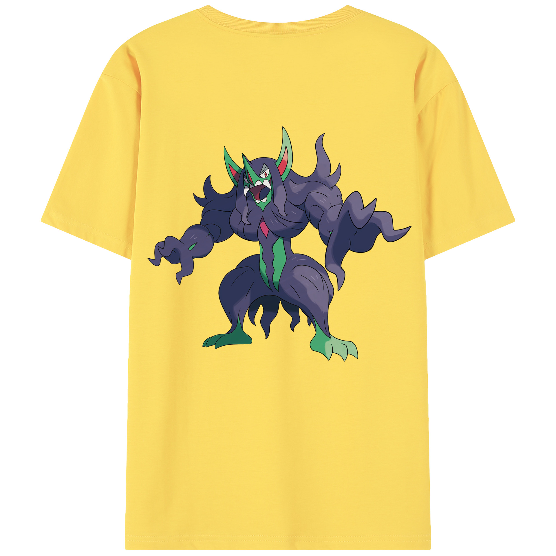 （画像用） ポケットモンスター Pokémon 綿100％半袖Tシャツ（背面プリント）