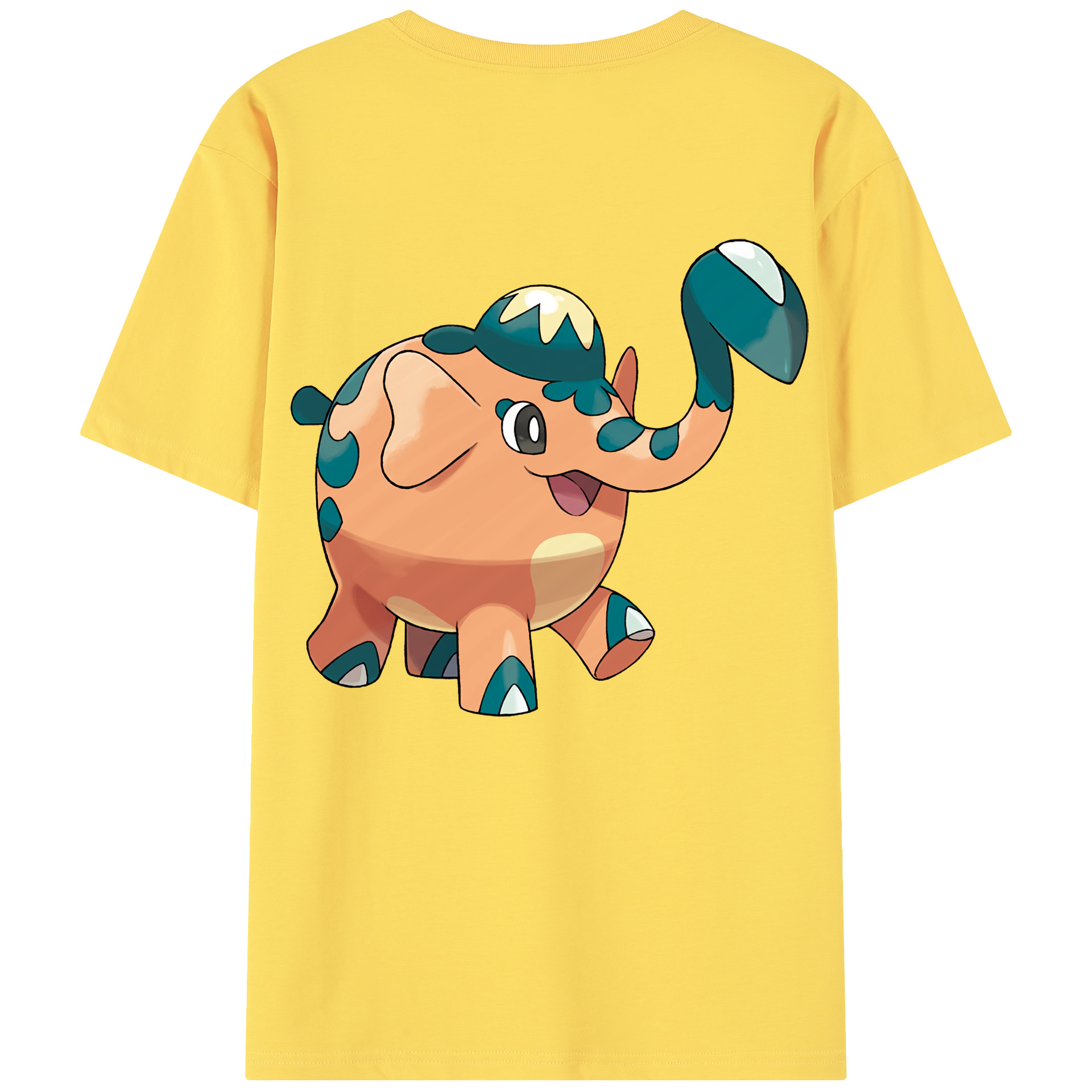 （画像用） ポケットモンスター Pokémon 綿100％半袖Tシャツ（背面プリント）