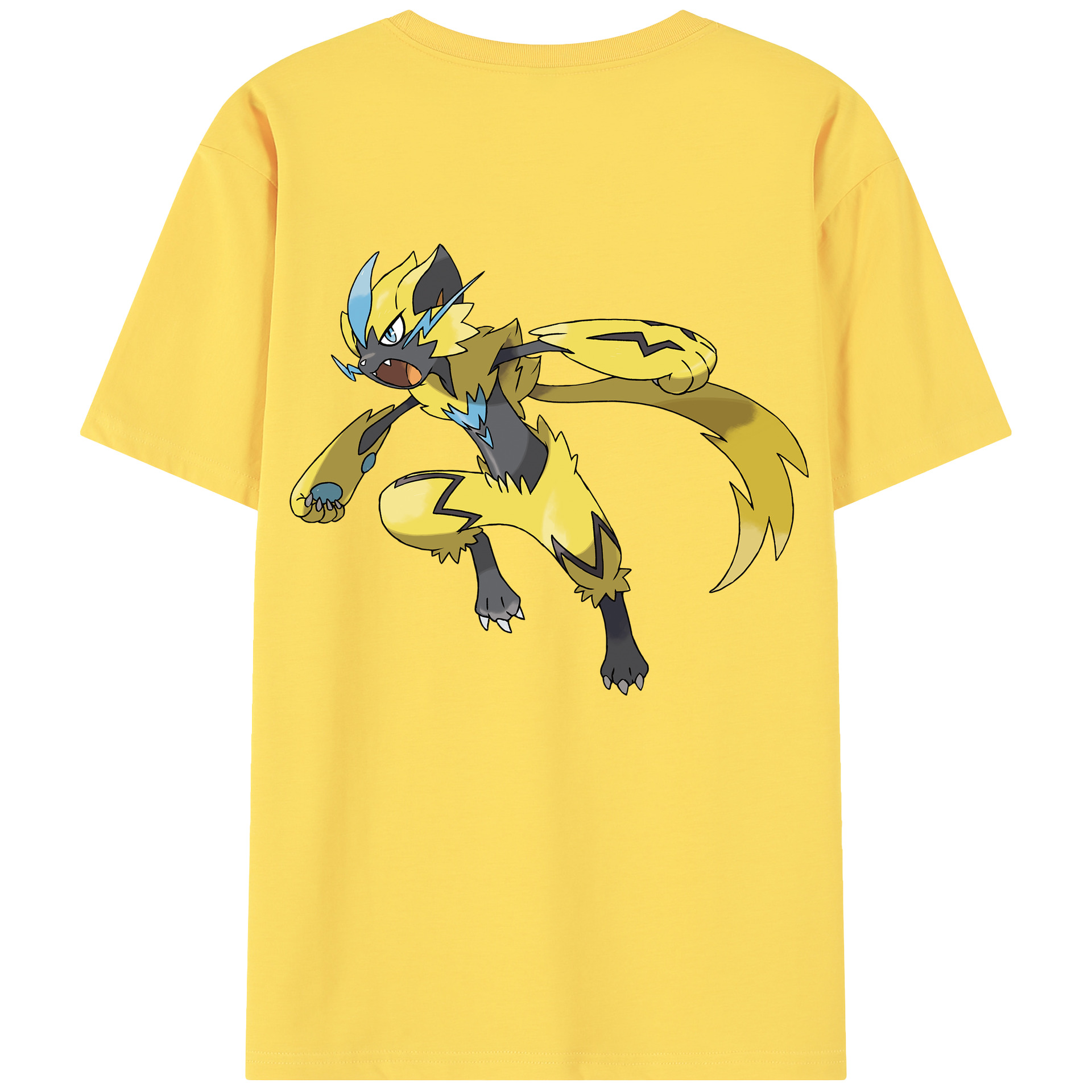 （画像用） ポケットモンスター Pokémon 綿100％半袖Tシャツ（背面プリント）