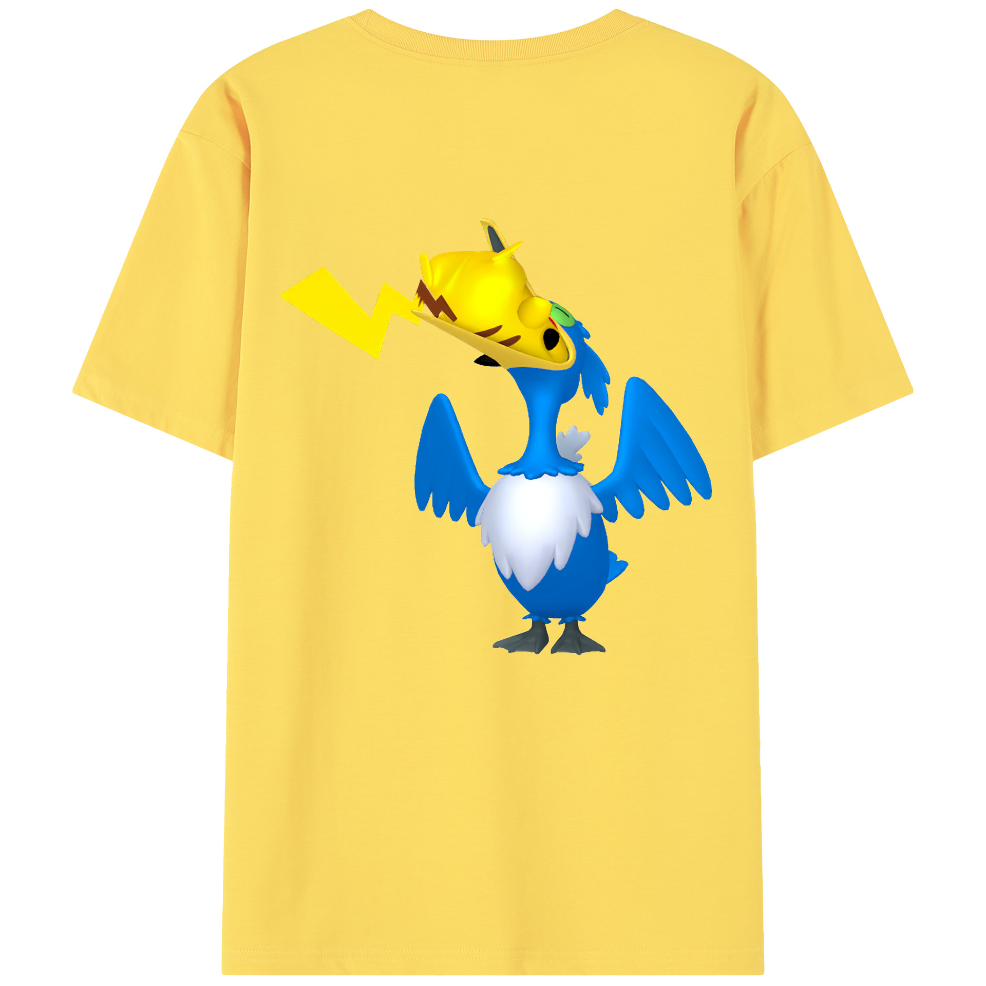 （画像用） ポケットモンスター Pokémon 綿100％半袖Tシャツ（背面プリント）