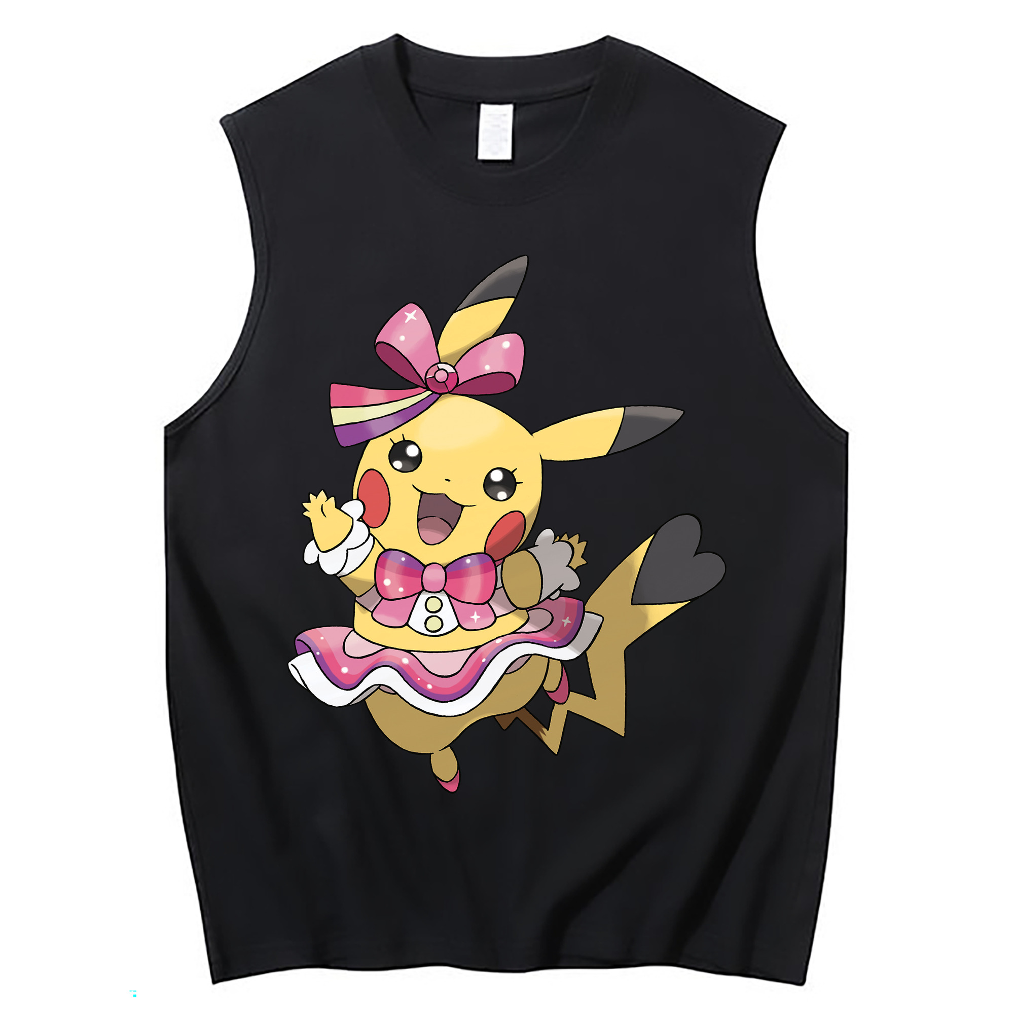 （画像用） ポケットモンスター Pokémon コットン100％タンクトップ（フロントプリント）