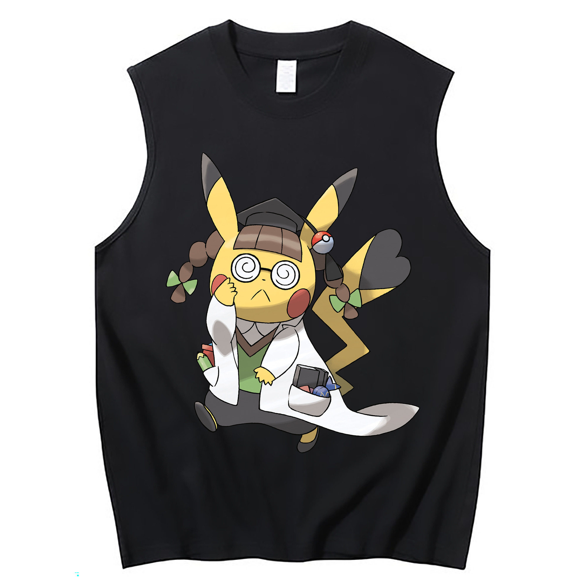 （画像用） ポケットモンスター Pokémon コットン100％タンクトップ（フロントプリント）