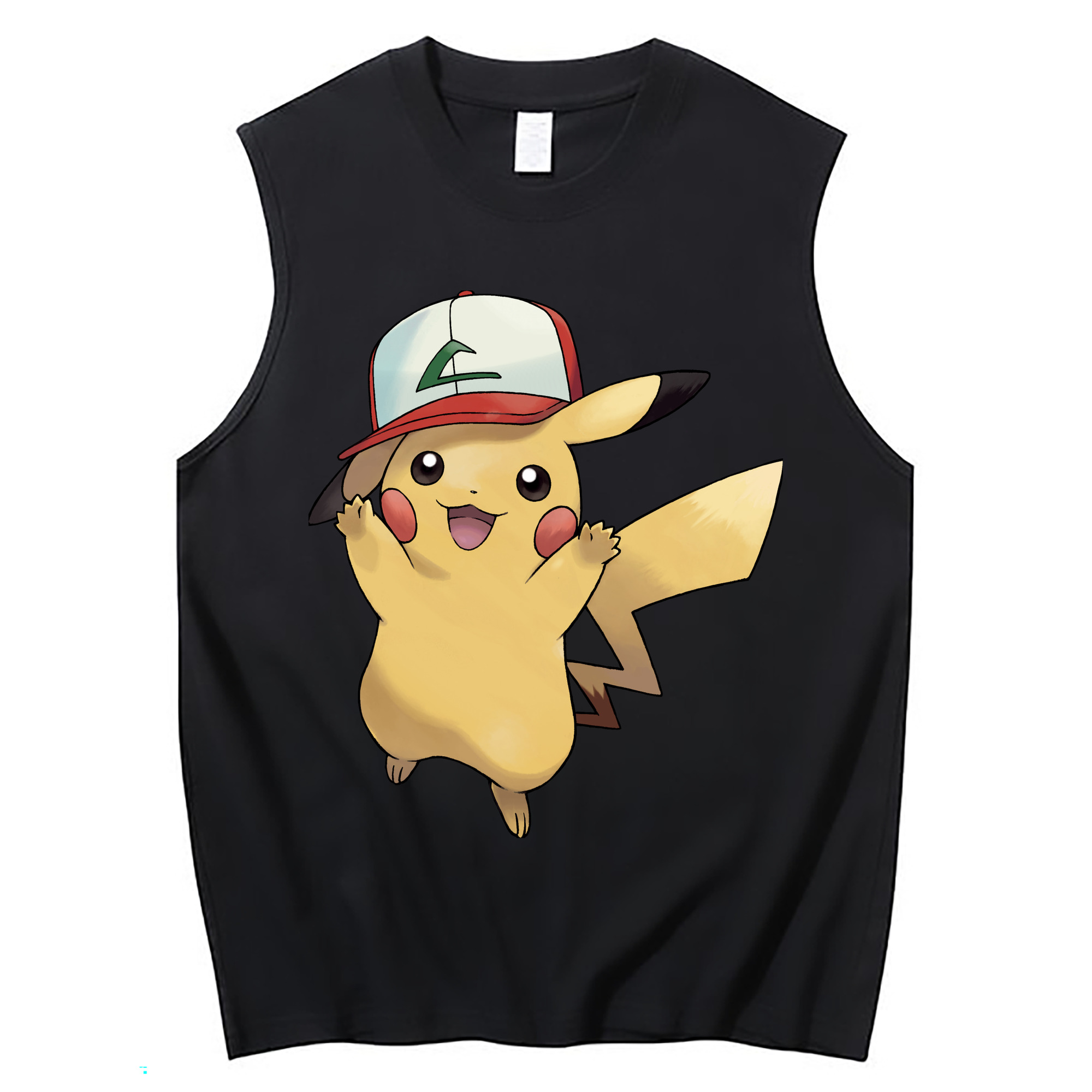（画像用） ポケットモンスター Pokémon コットン100％タンクトップ（フロントプリント）
