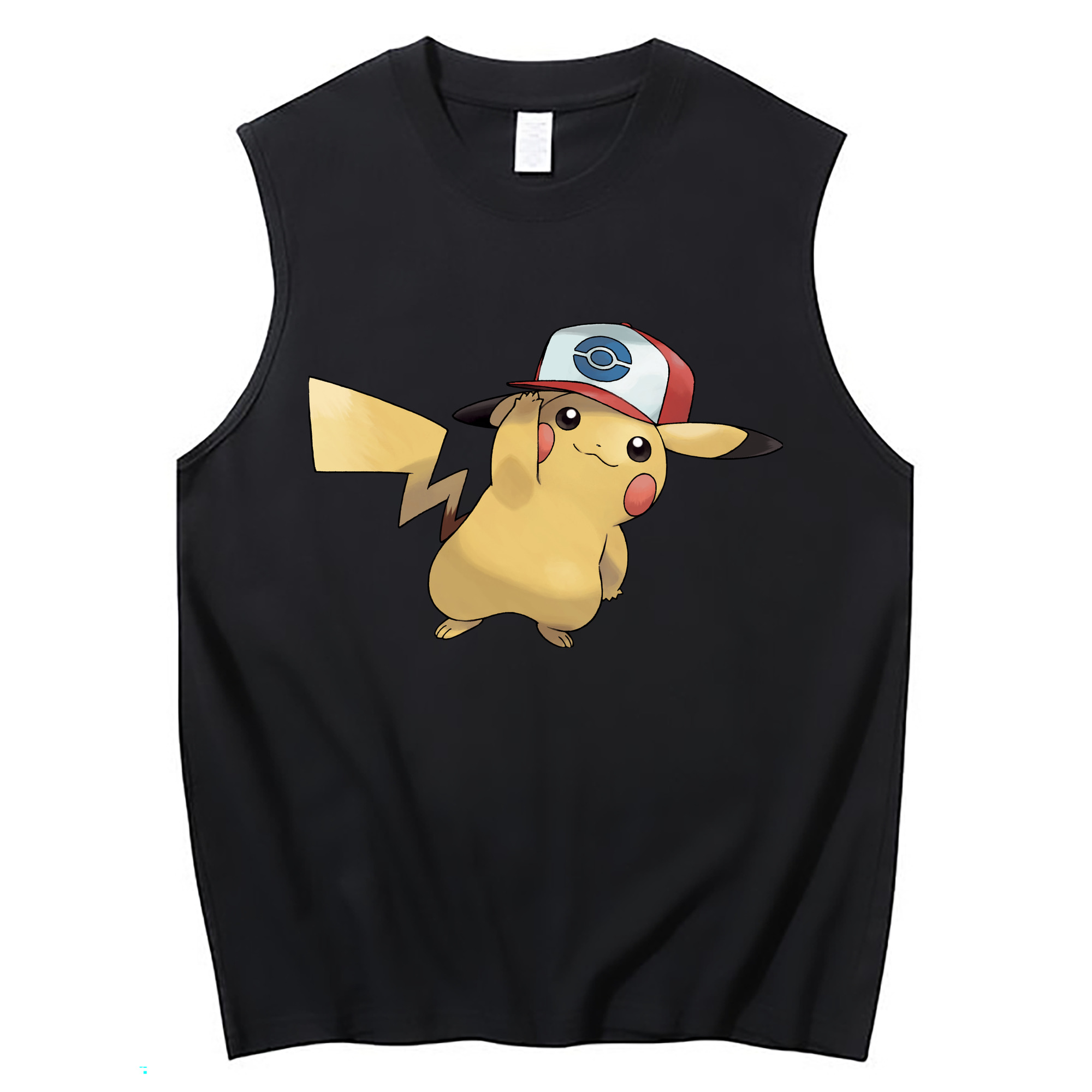 （画像用） ポケットモンスター Pokémon コットン100％タンクトップ（フロントプリント）