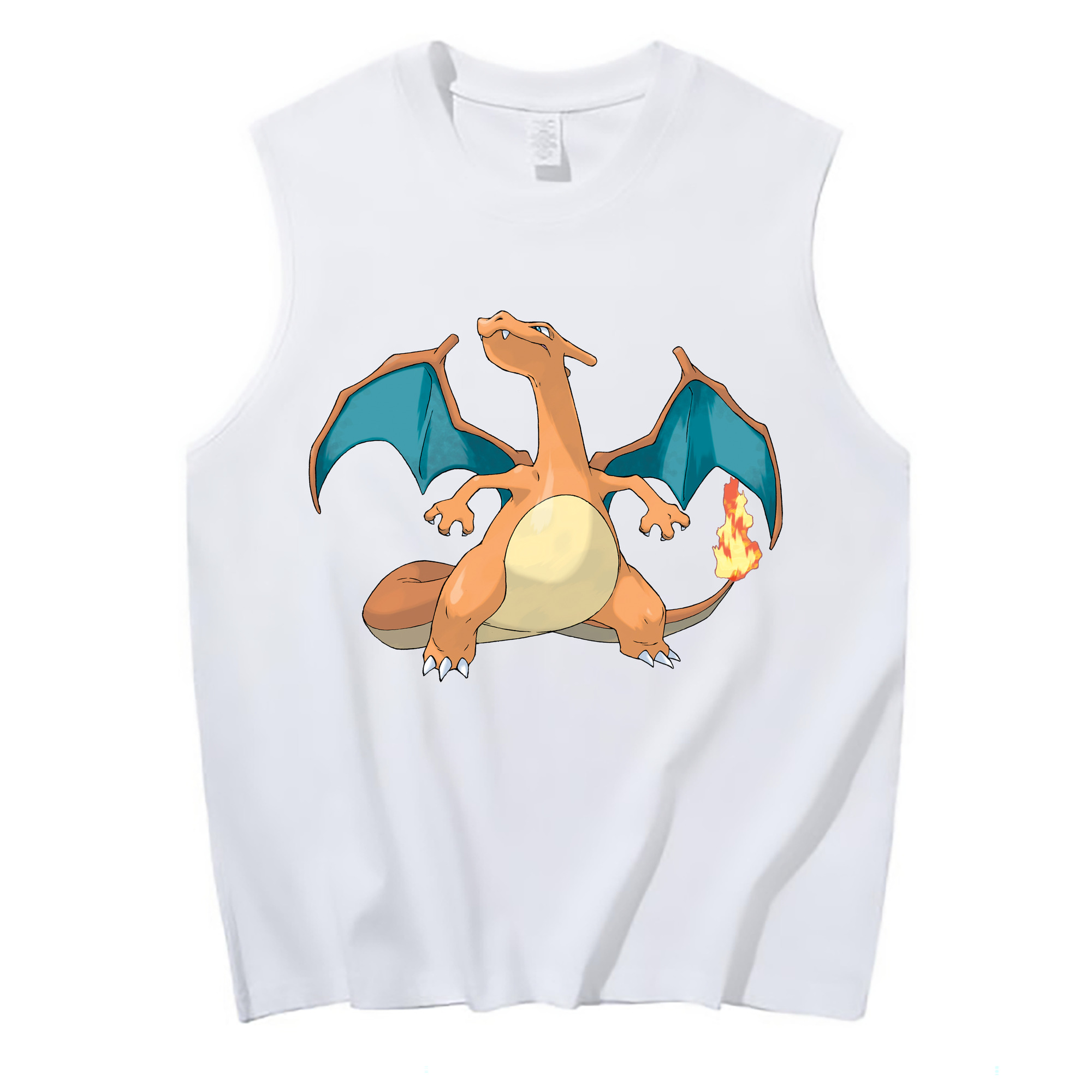 （画像用） ポケットモンスター Pokémon コットン100％タンクトップ（フロントプリント）