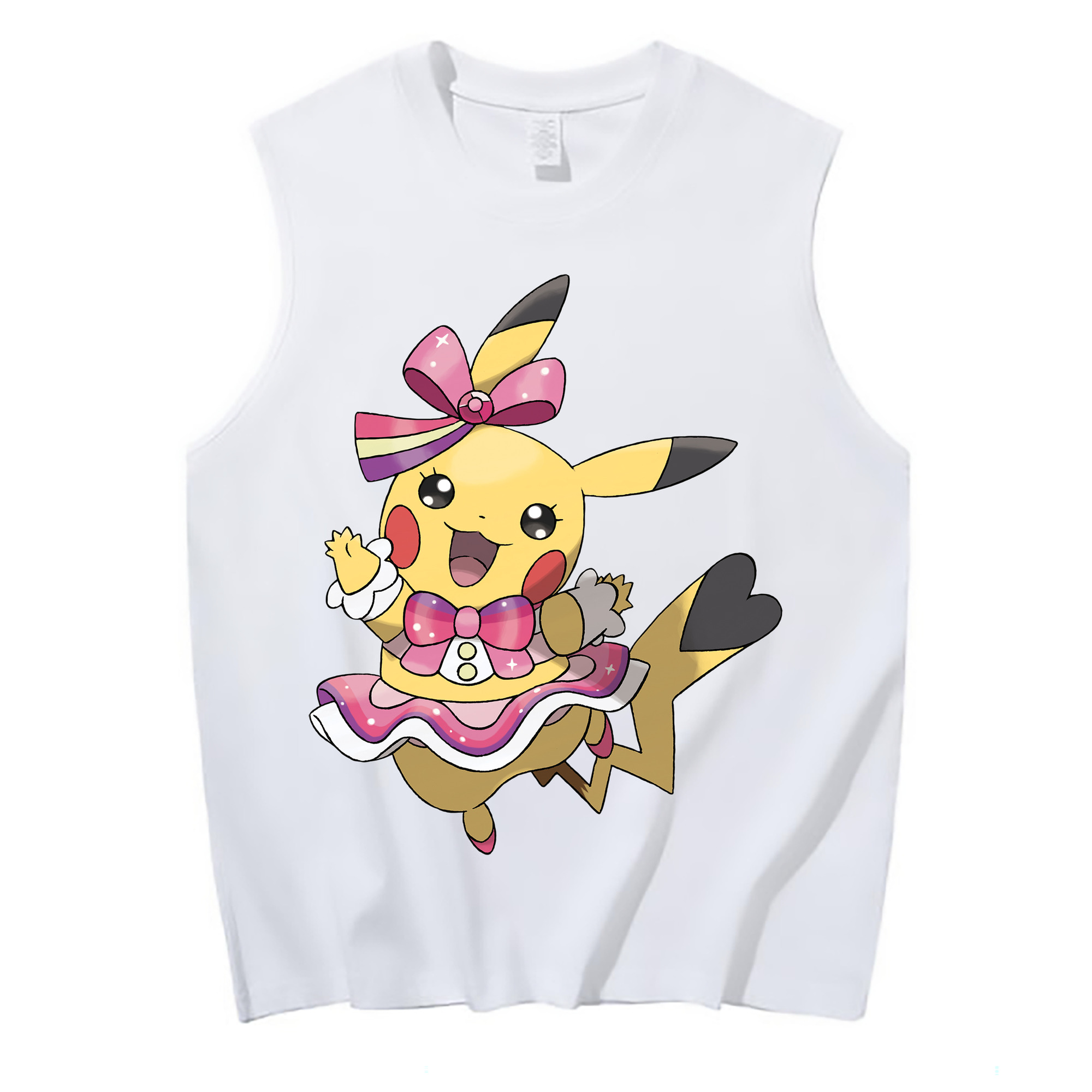 （画像用） ポケットモンスター Pokémon コットン100％タンクトップ（フロントプリント）