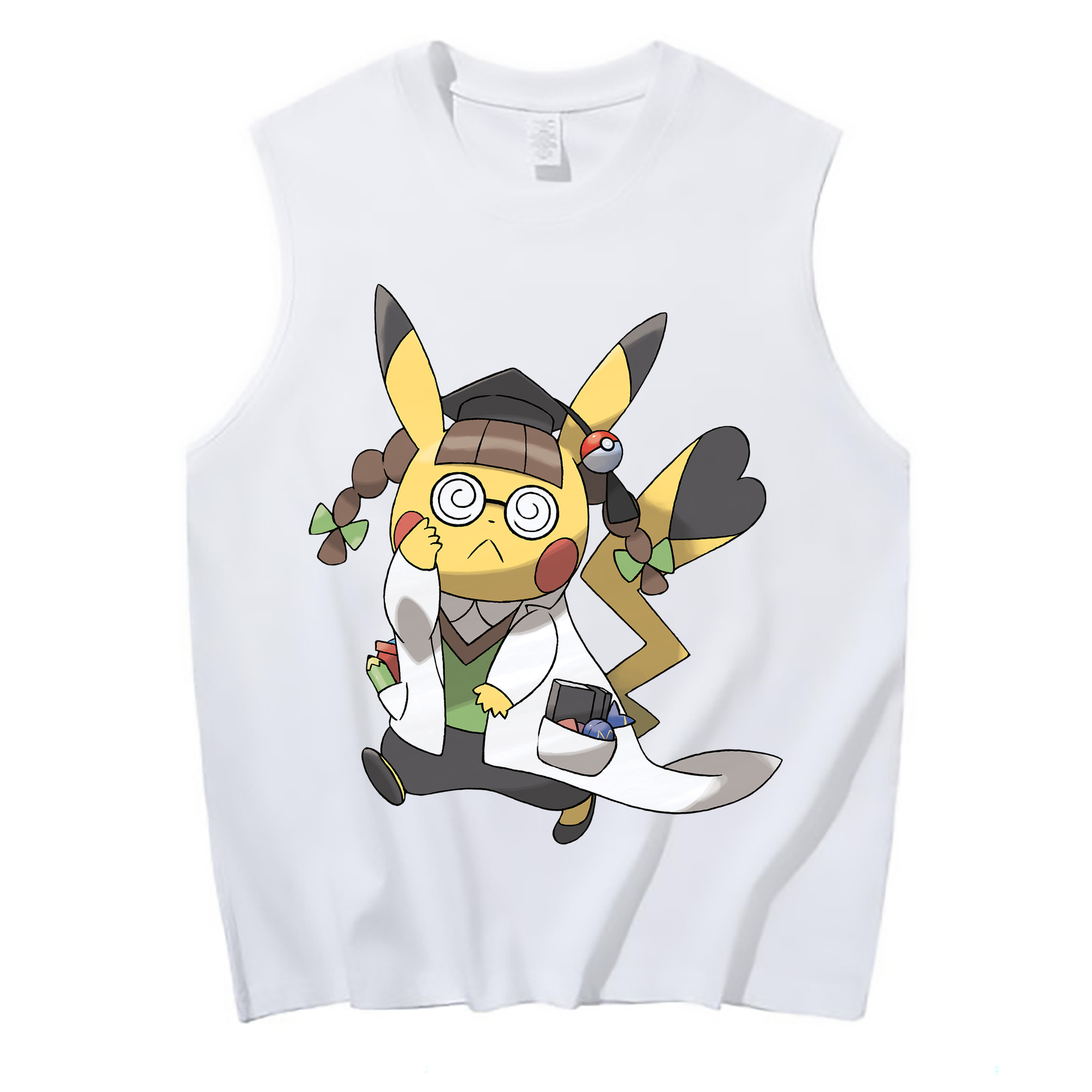 （画像用） ポケットモンスター Pokémon コットン100％タンクトップ（フロントプリント）