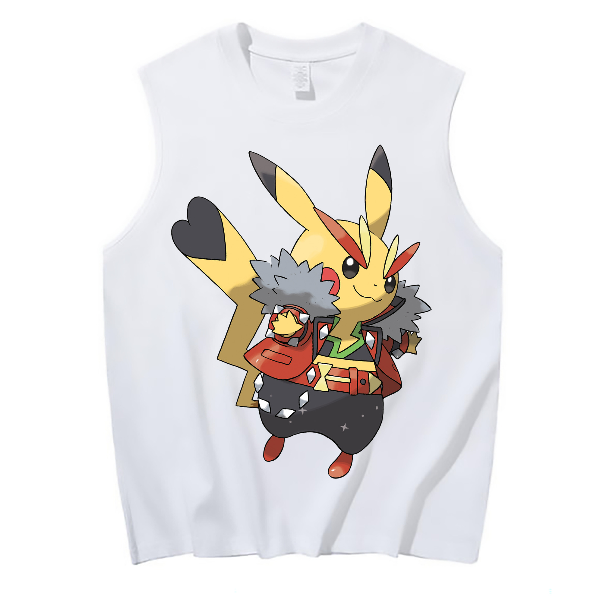 （画像用） ポケットモンスター Pokémon コットン100％タンクトップ（フロントプリント）