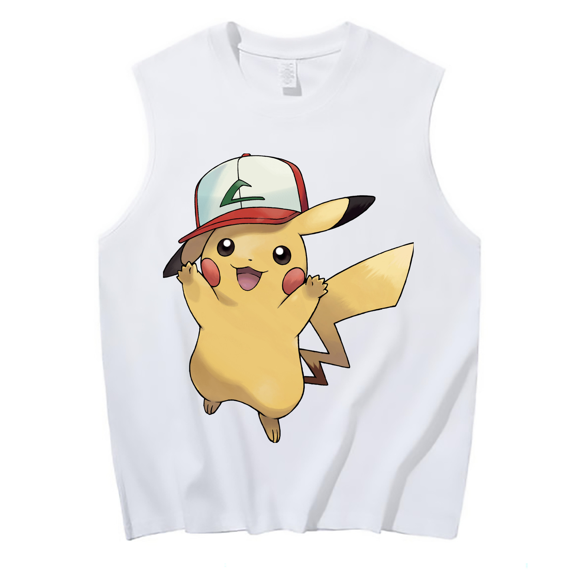 （画像用） ポケットモンスター Pokémon コットン100％タンクトップ（フロントプリント）