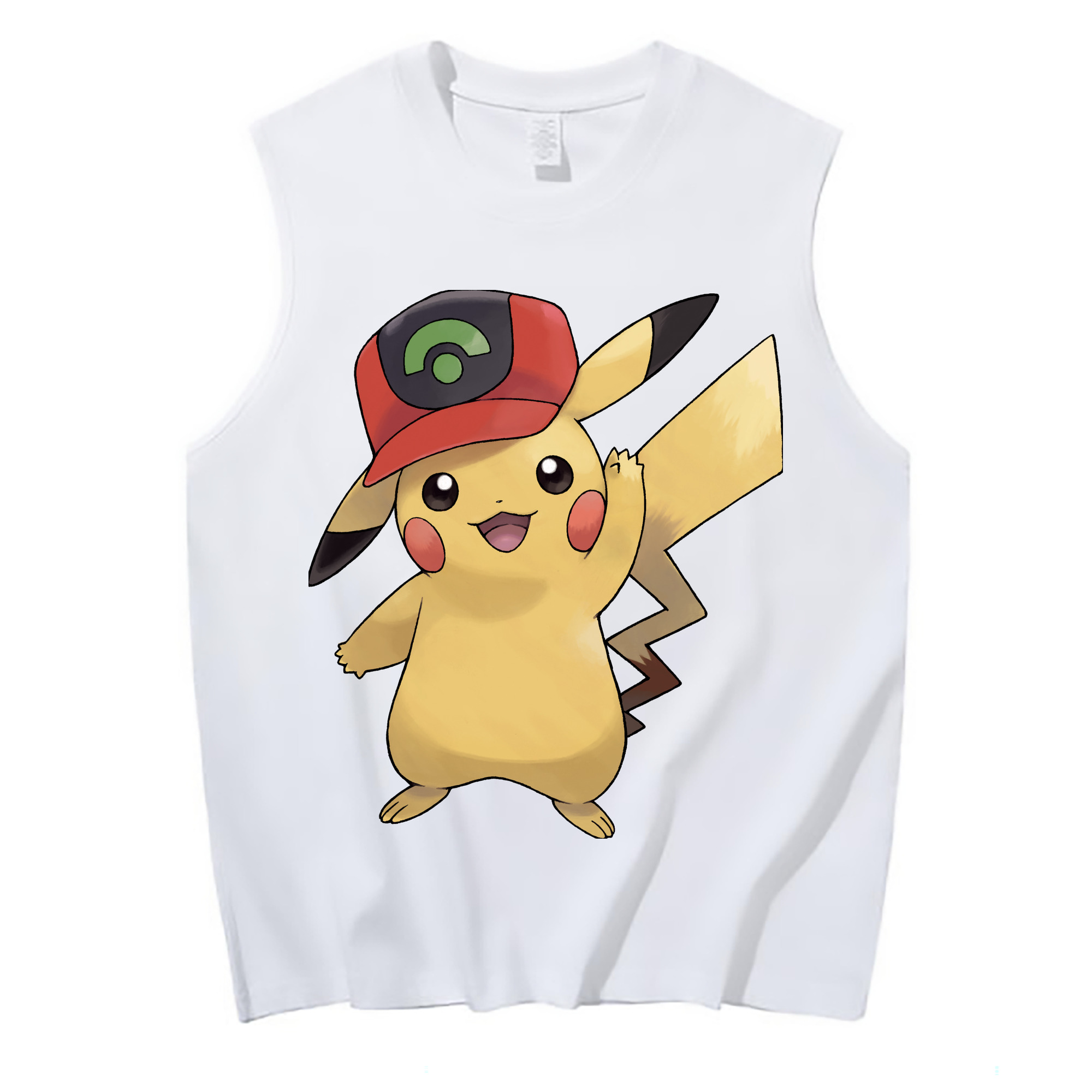 （画像用） ポケットモンスター Pokémon コットン100％タンクトップ（フロントプリント）