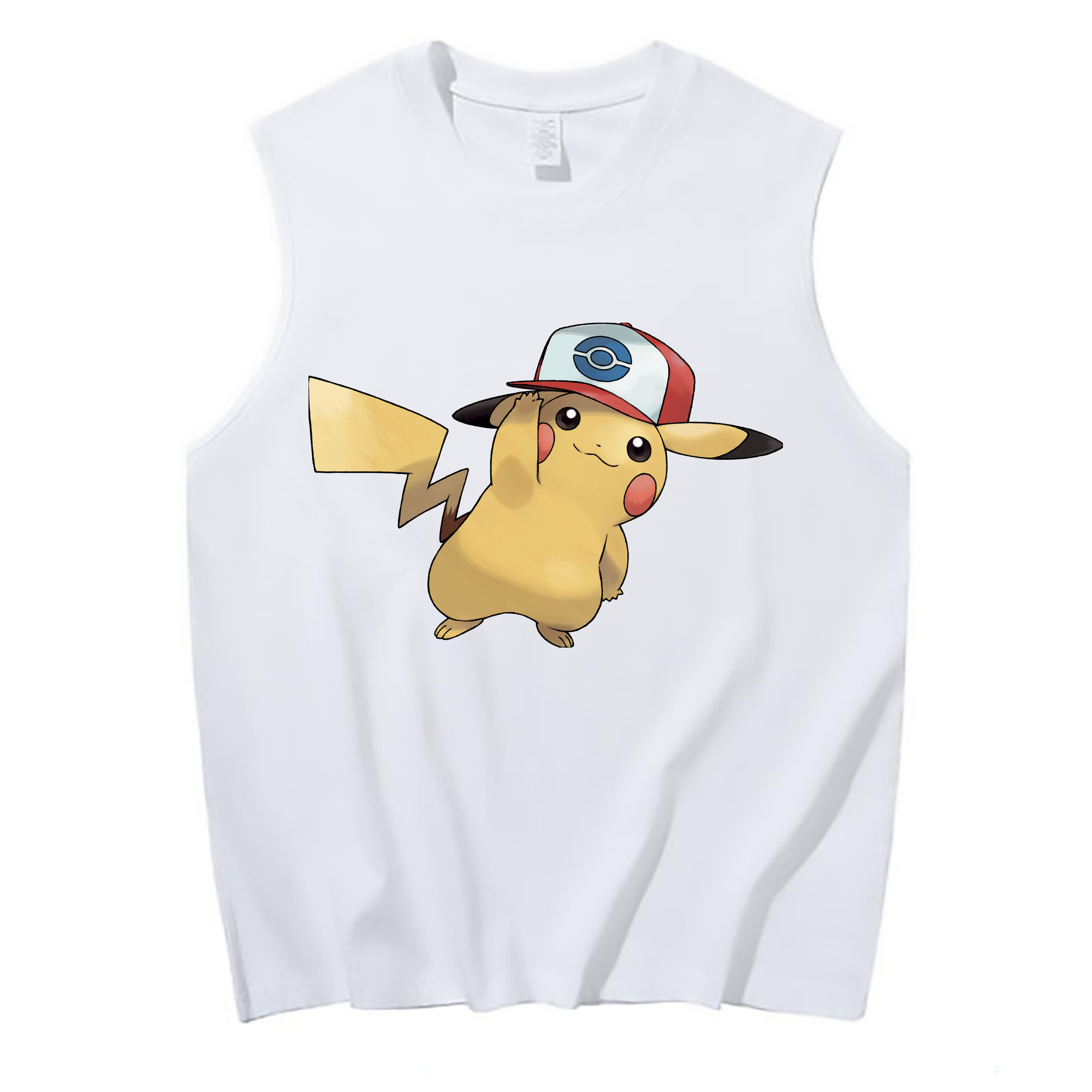 （画像用） ポケットモンスター Pokémon コットン100％タンクトップ（フロントプリント）