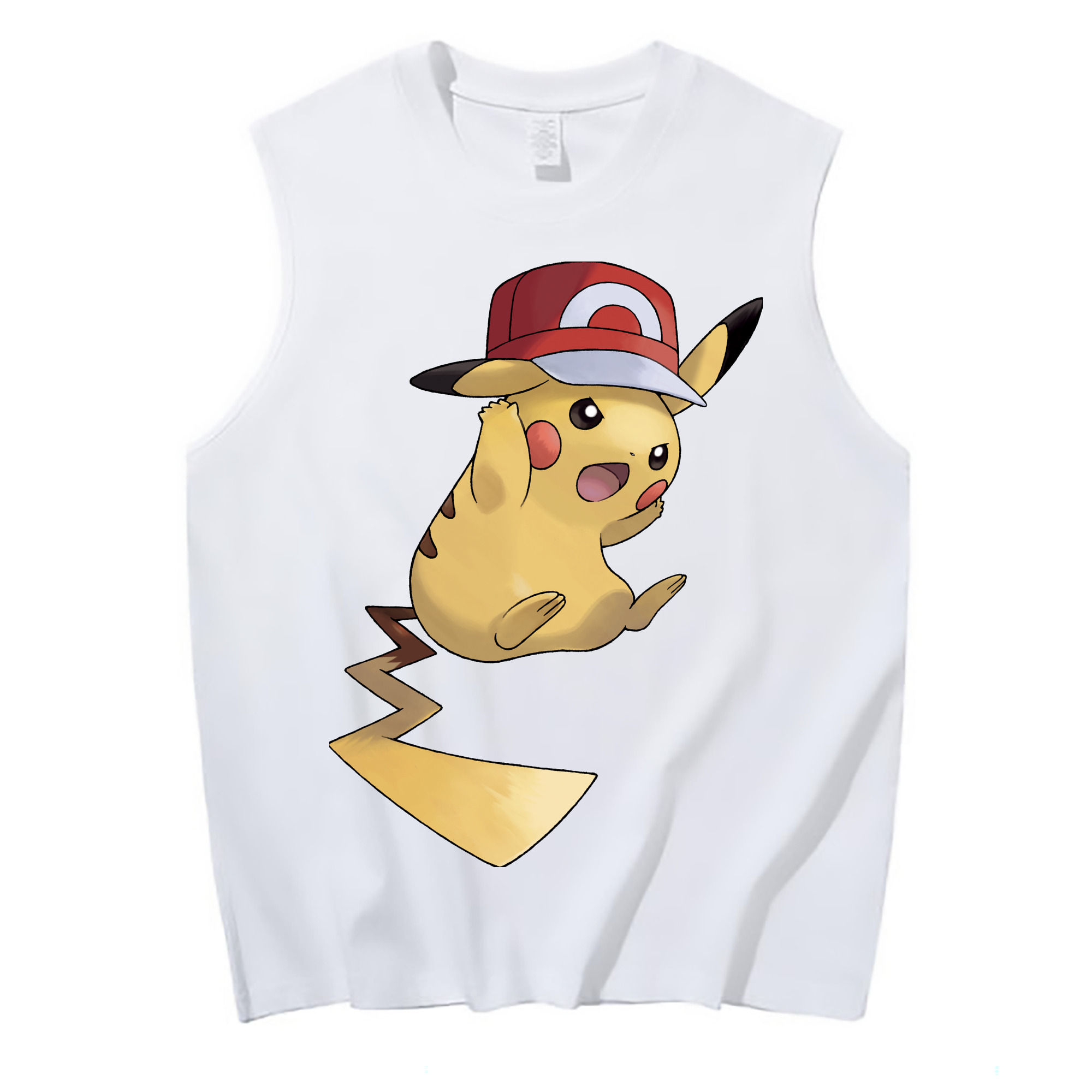 （画像用） ポケットモンスター Pokémon コットン100％タンクトップ（フロントプリント）