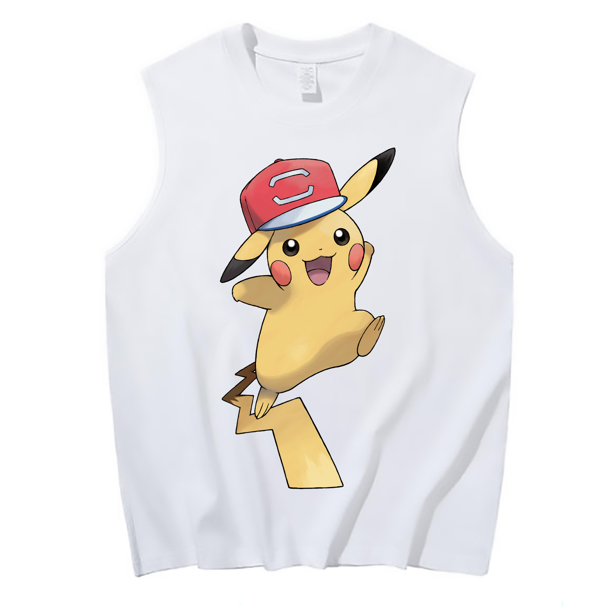 （画像用） ポケットモンスター Pokémon コットン100％タンクトップ（フロントプリント）