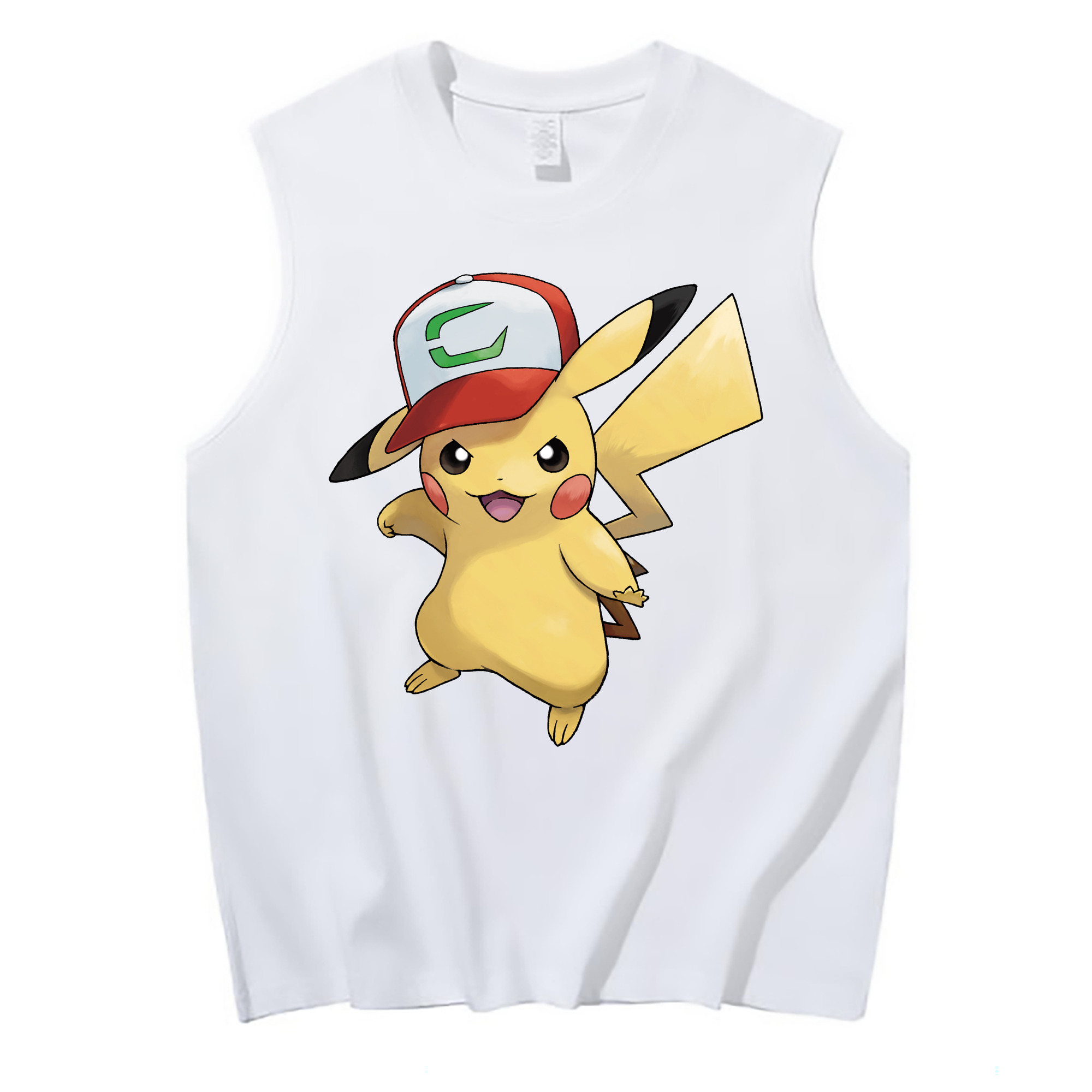 （画像用） ポケットモンスター Pokémon コットン100％タンクトップ（フロントプリント）