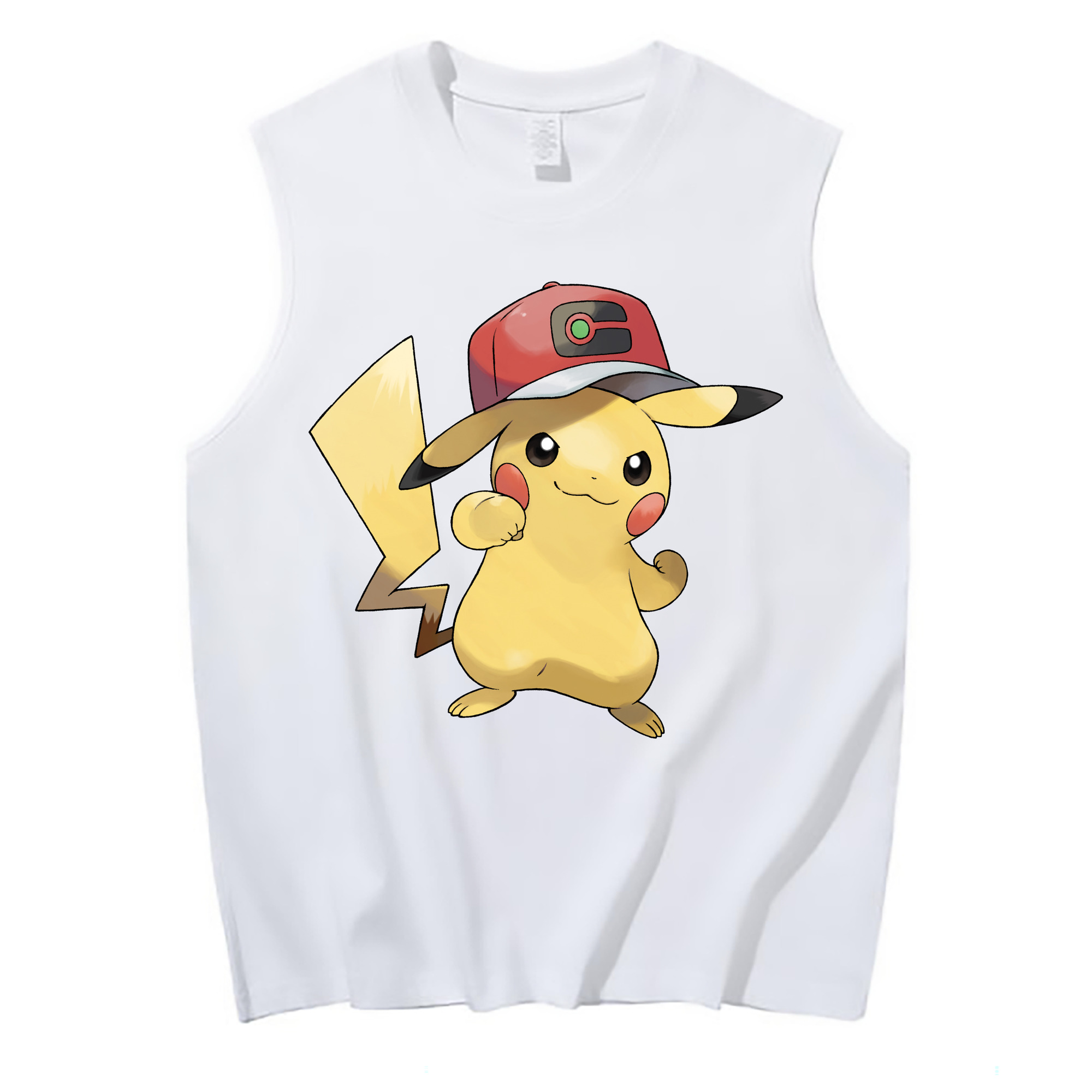 （画像用） ポケットモンスター Pokémon コットン100％タンクトップ（フロントプリント）