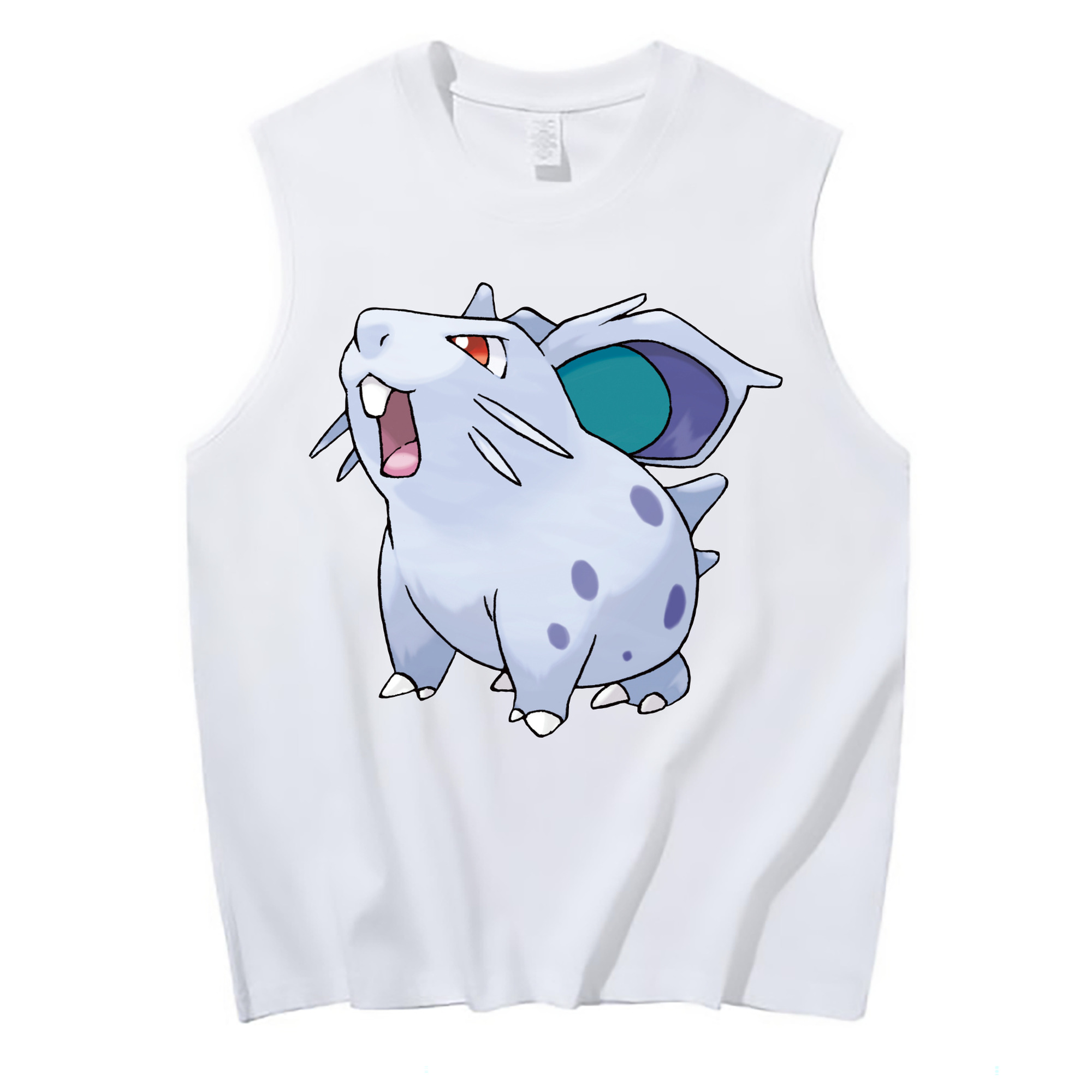 （画像用） ポケットモンスター Pokémon コットン100％タンクトップ（フロントプリント）