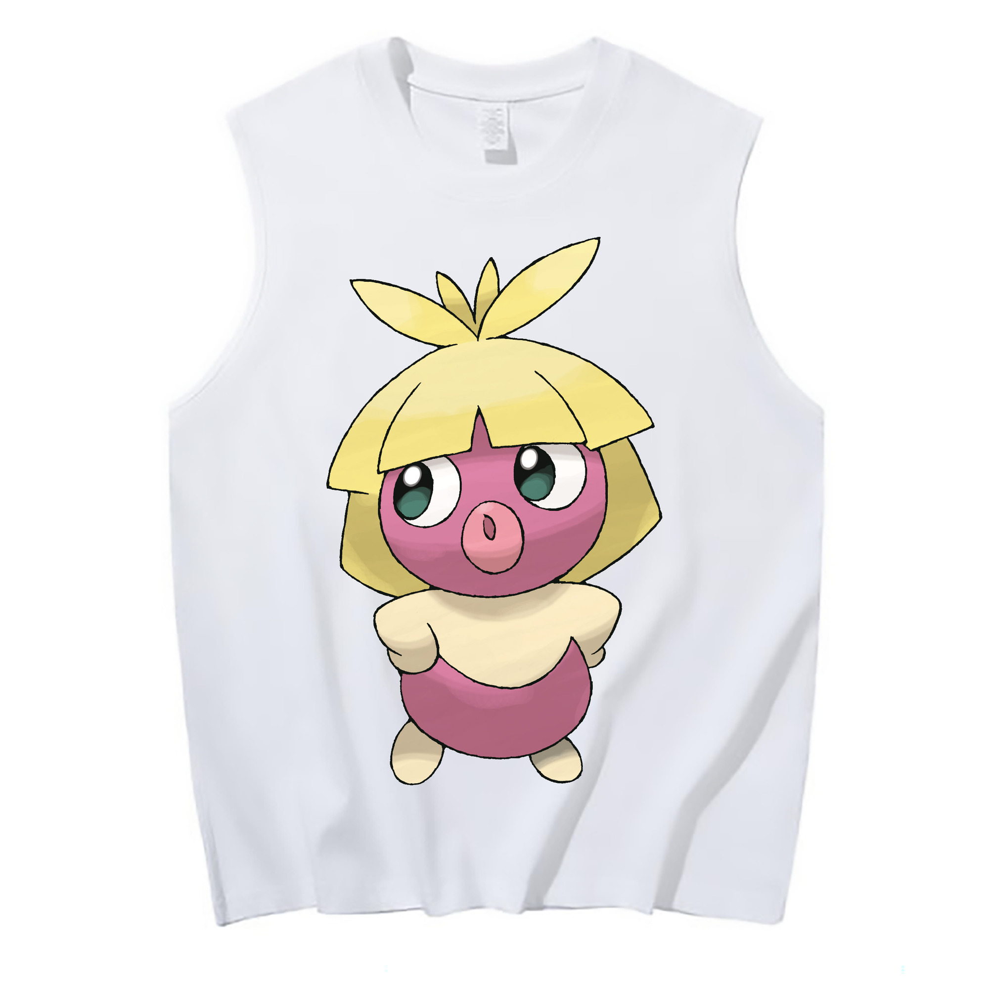 （画像用） ポケットモンスター Pokémon コットン100％タンクトップ（フロントプリント）