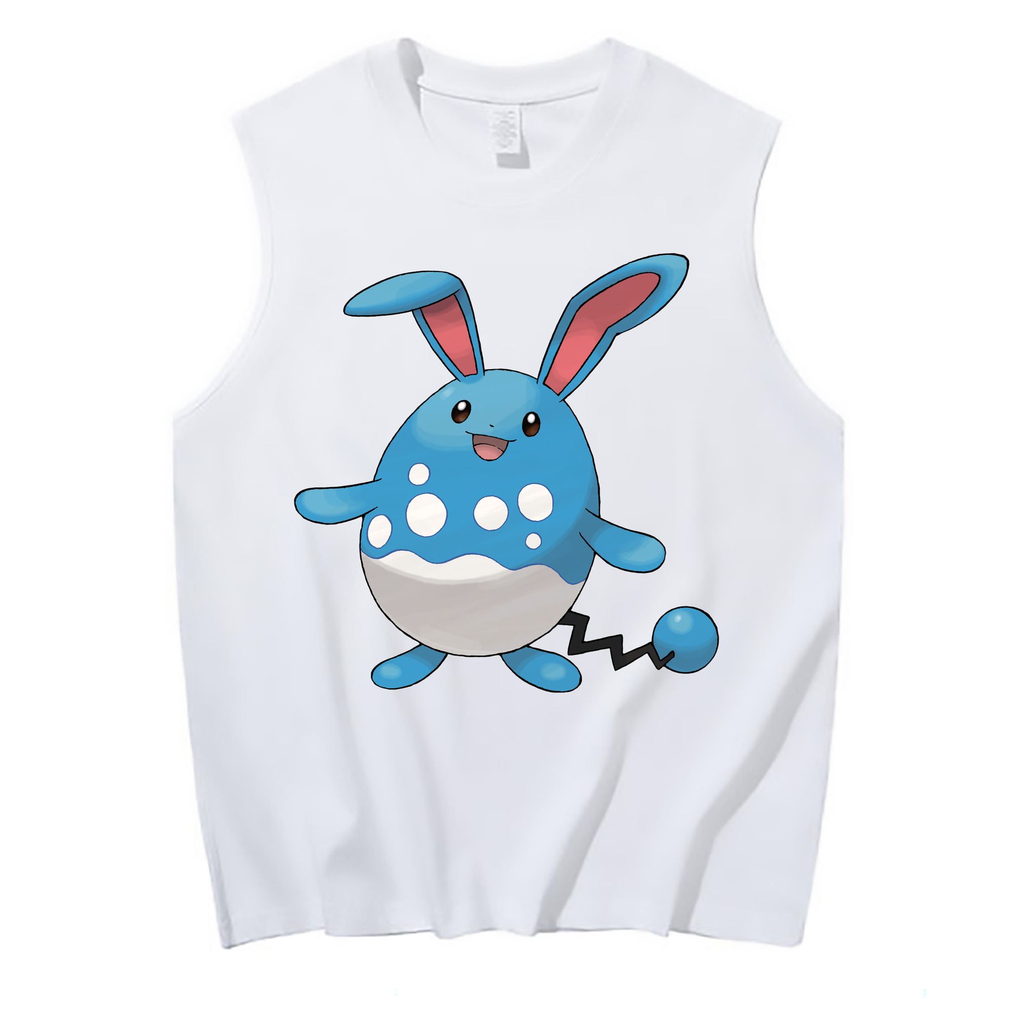 （画像用） ポケットモンスター Pokémon コットン100％タンクトップ（フロントプリント）