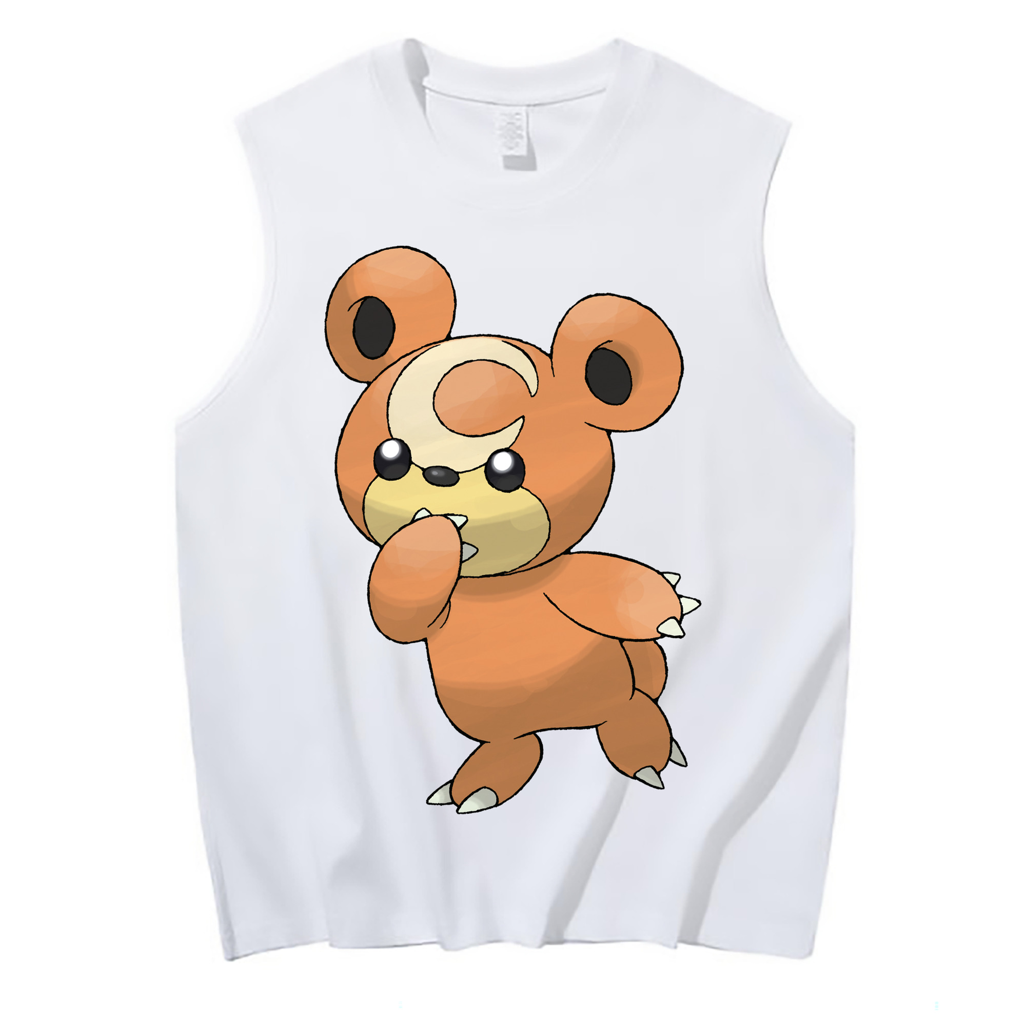 （画像用） ポケットモンスター Pokémon コットン100％タンクトップ（フロントプリント）