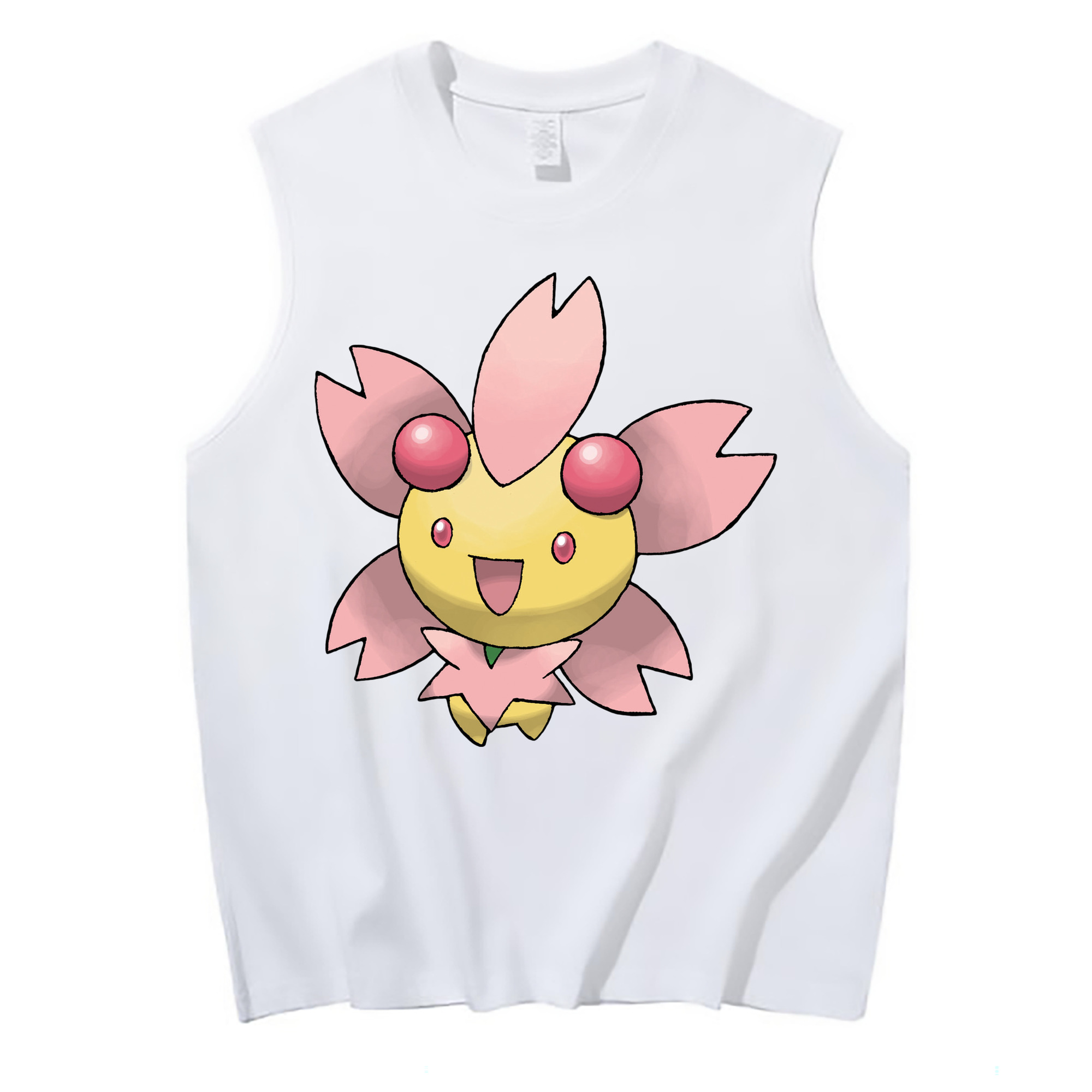 （画像用） ポケットモンスター Pokémon コットン100％タンクトップ（フロントプリント）