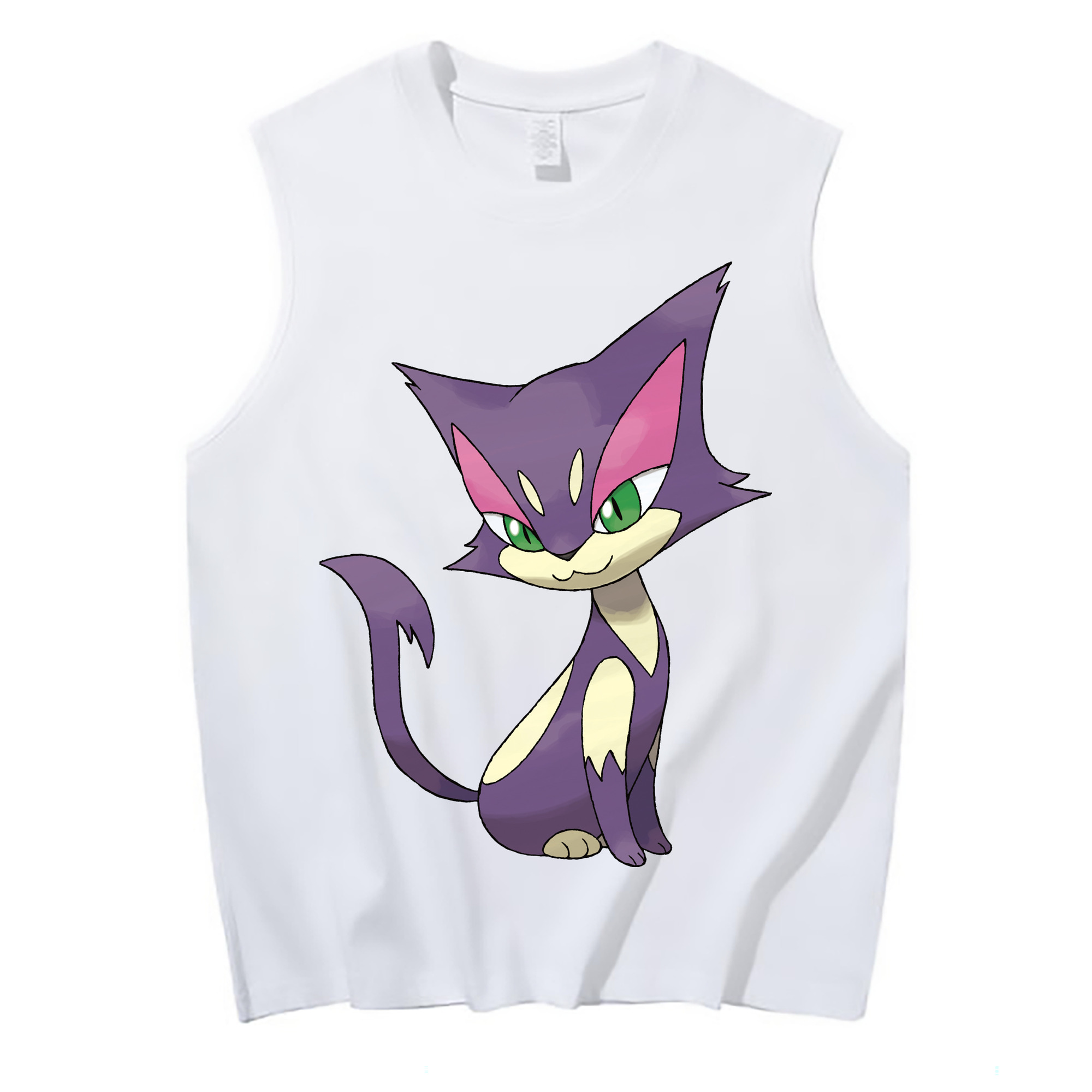 （画像用） ポケットモンスター Pokémon コットン100％タンクトップ（フロントプリント）