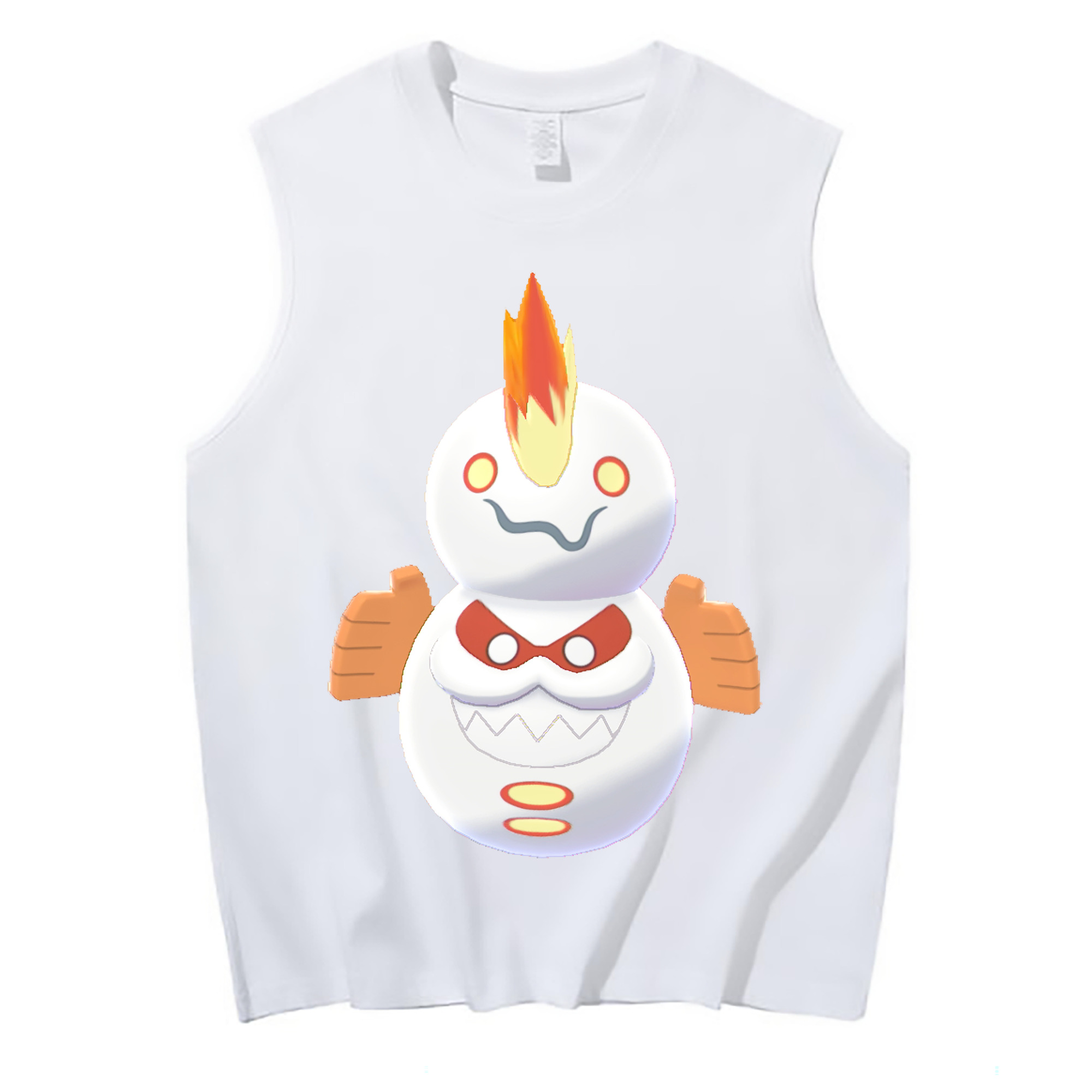 （画像用） ポケットモンスター Pokémon コットン100％タンクトップ（フロントプリント）