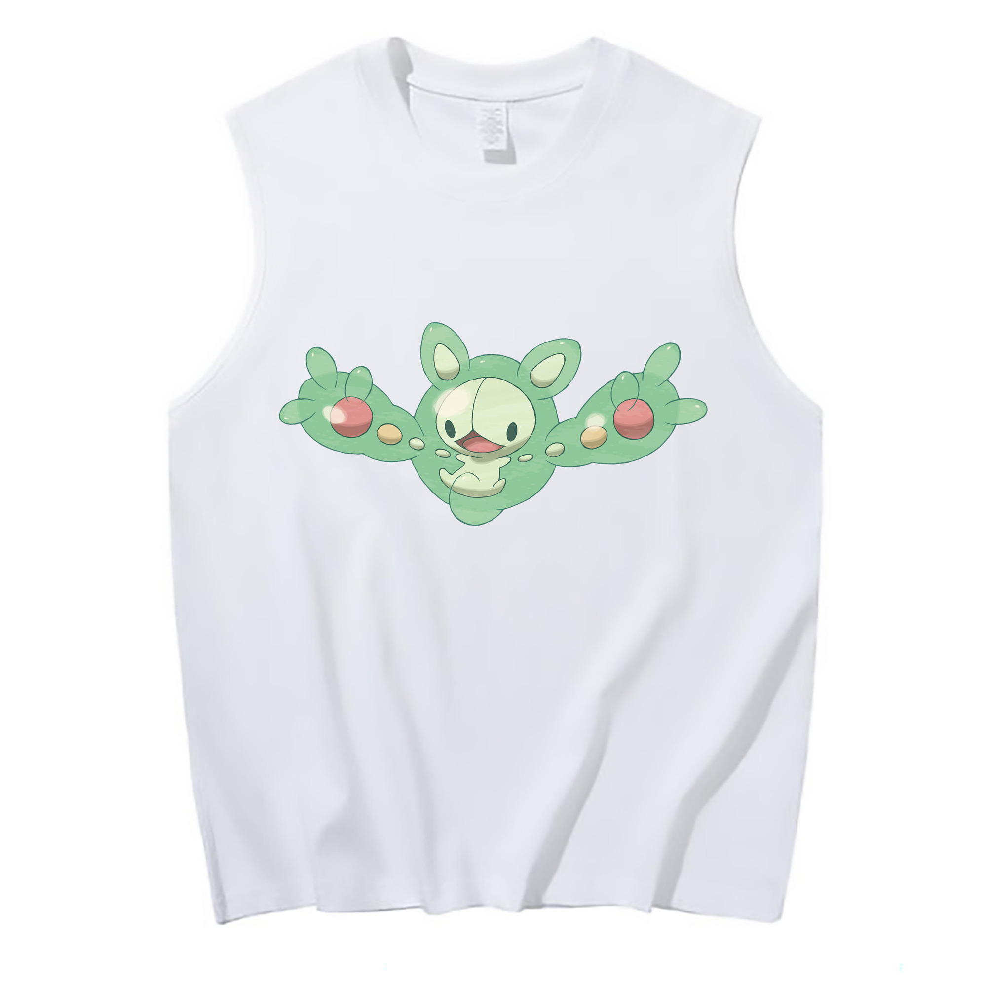 （画像用） ポケットモンスター Pokémon コットン100％タンクトップ（フロントプリント）