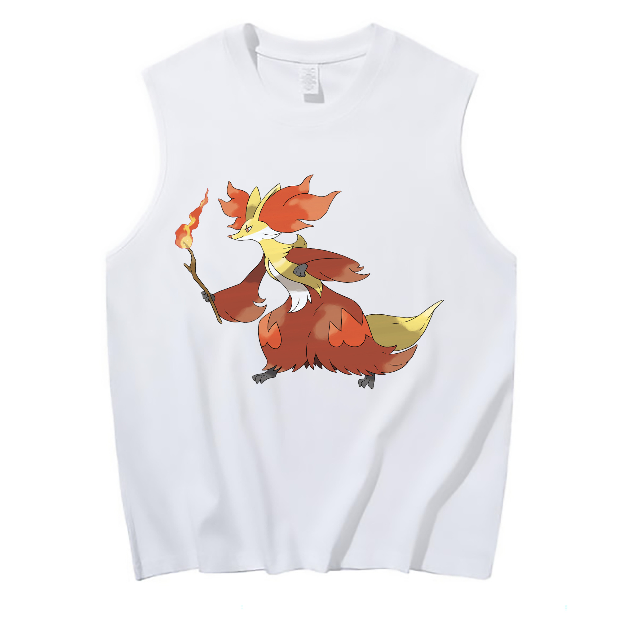 （画像用） ポケットモンスター Pokémon コットン100％タンクトップ（フロントプリント）
