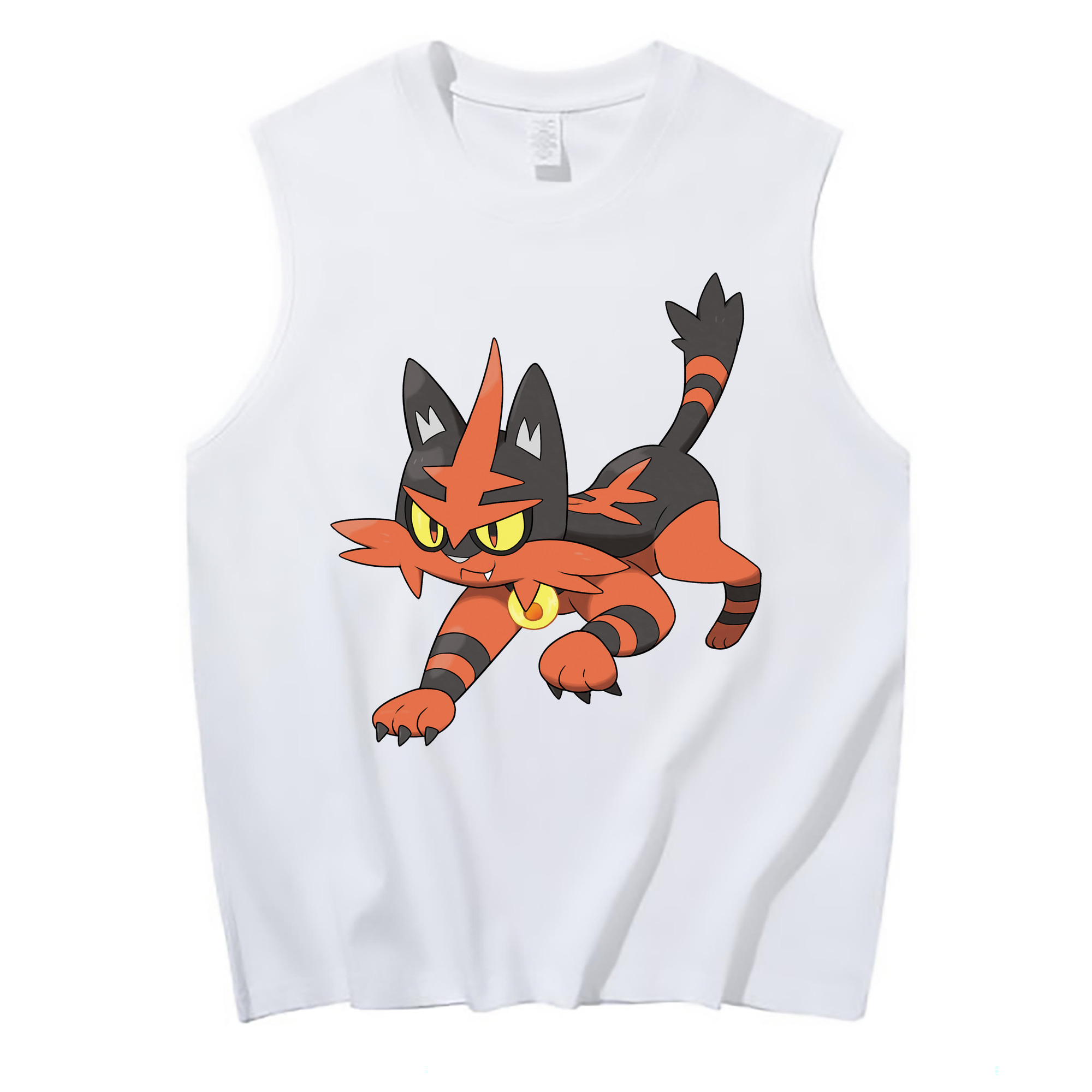 （画像用） ポケットモンスター Pokémon コットン100％タンクトップ（フロントプリント）