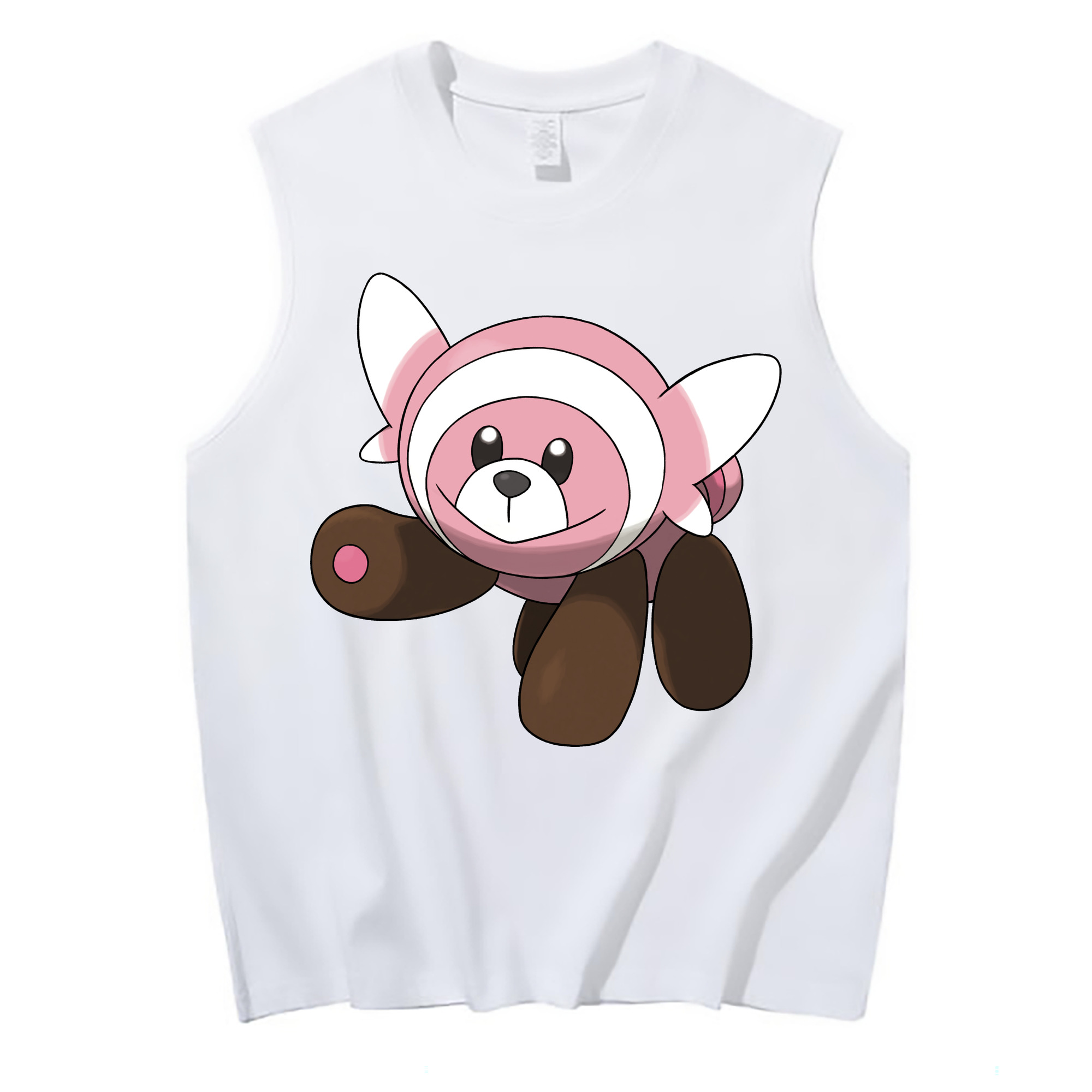 （画像用） ポケットモンスター Pokémon コットン100％タンクトップ（フロントプリント）