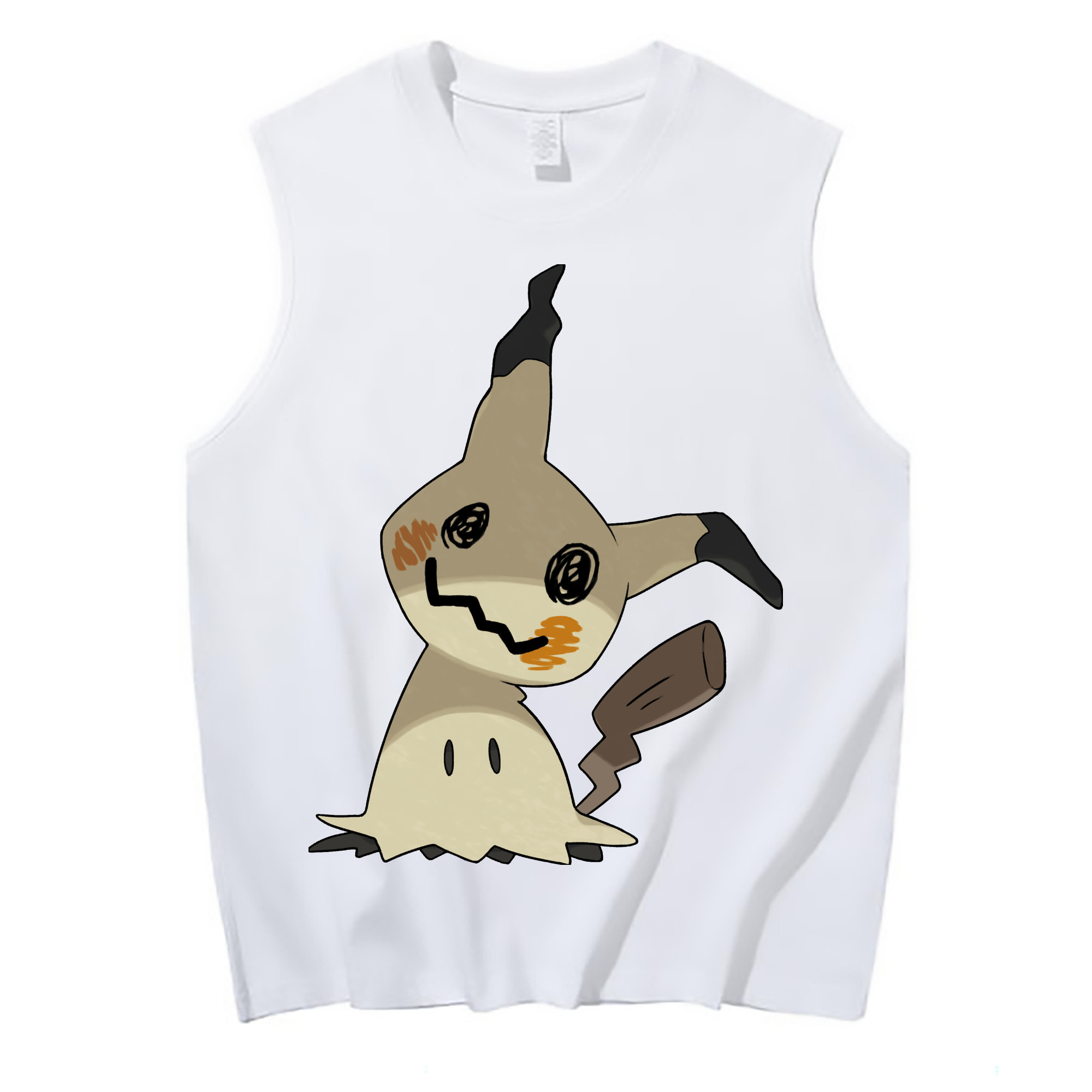 （画像用） ポケットモンスター Pokémon コットン100％タンクトップ（フロントプリント）