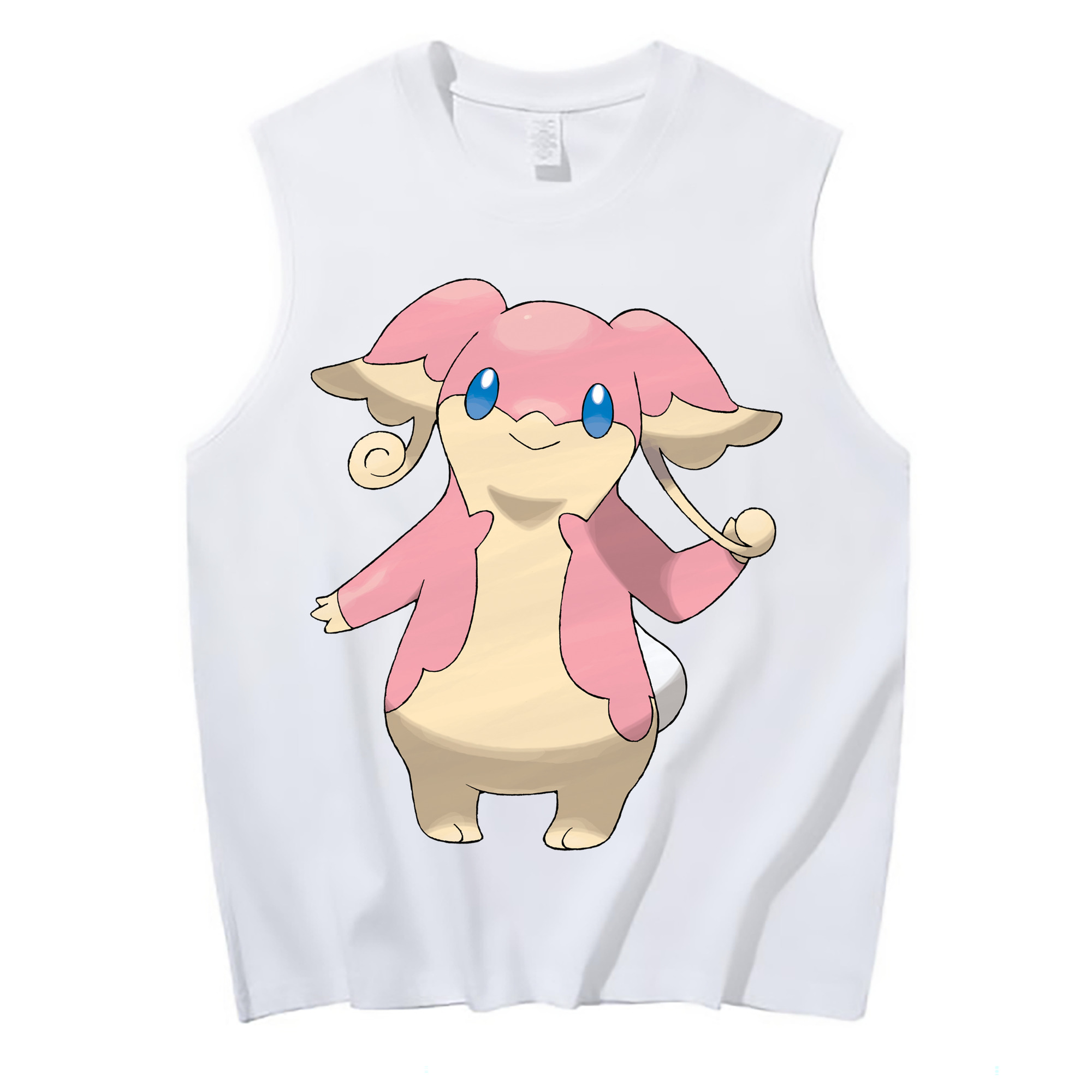 （画像用） ポケットモンスター Pokémon コットン100％タンクトップ（フロントプリント）