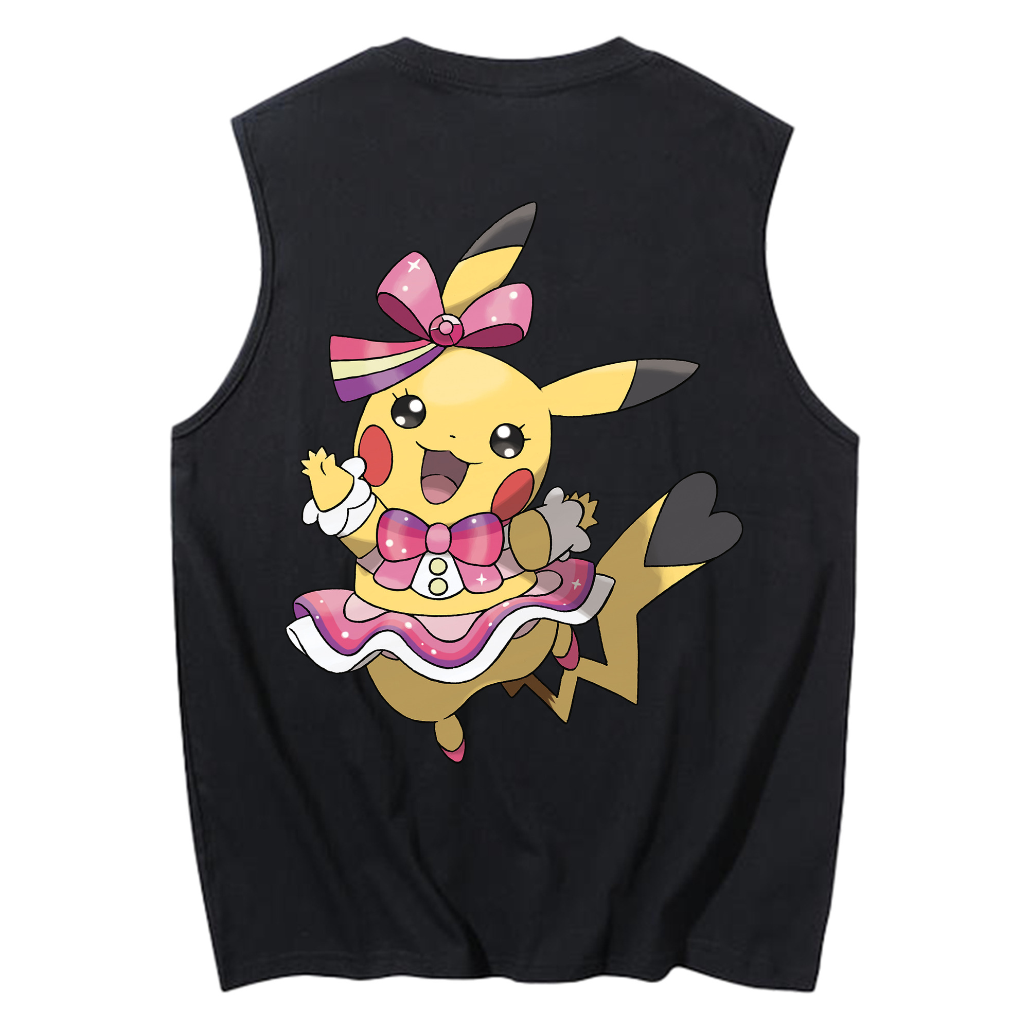 （画像用） ポケットモンスター Pokémon コットン100％タンクトップ（背面プリント）