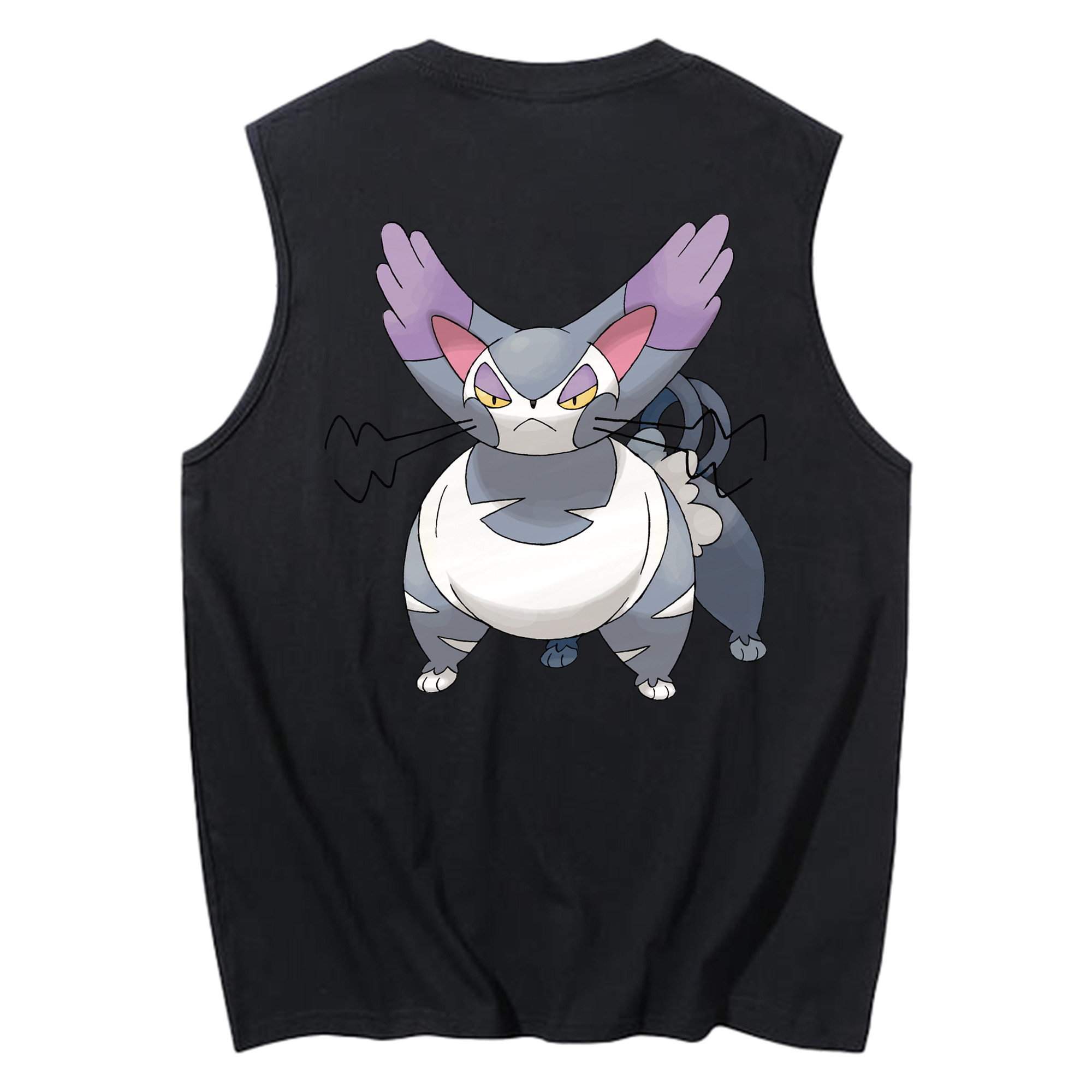 （画像用） ポケットモンスター Pokémon コットン100％タンクトップ（背面プリント）