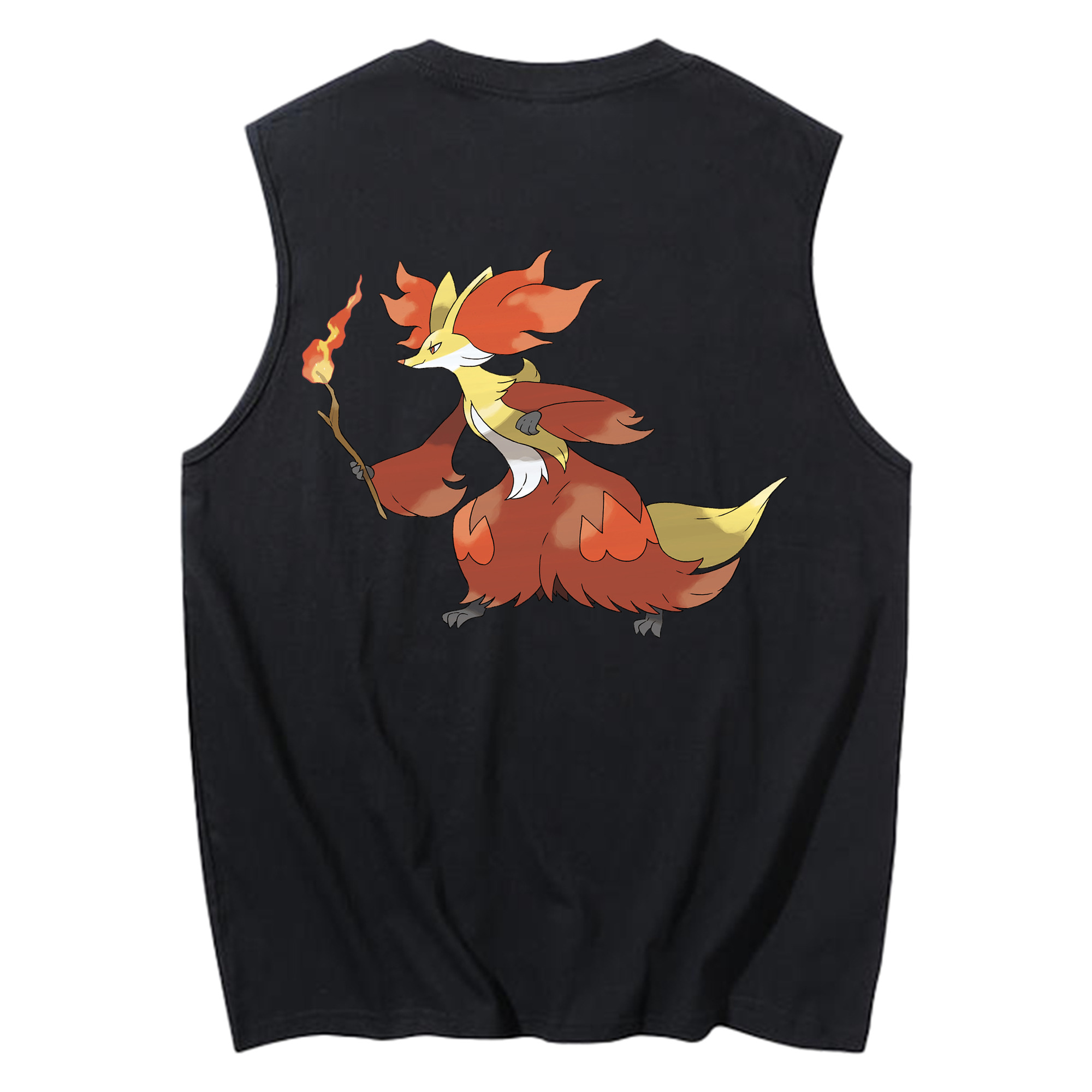 （画像用） ポケットモンスター Pokémon コットン100％タンクトップ（背面プリント）