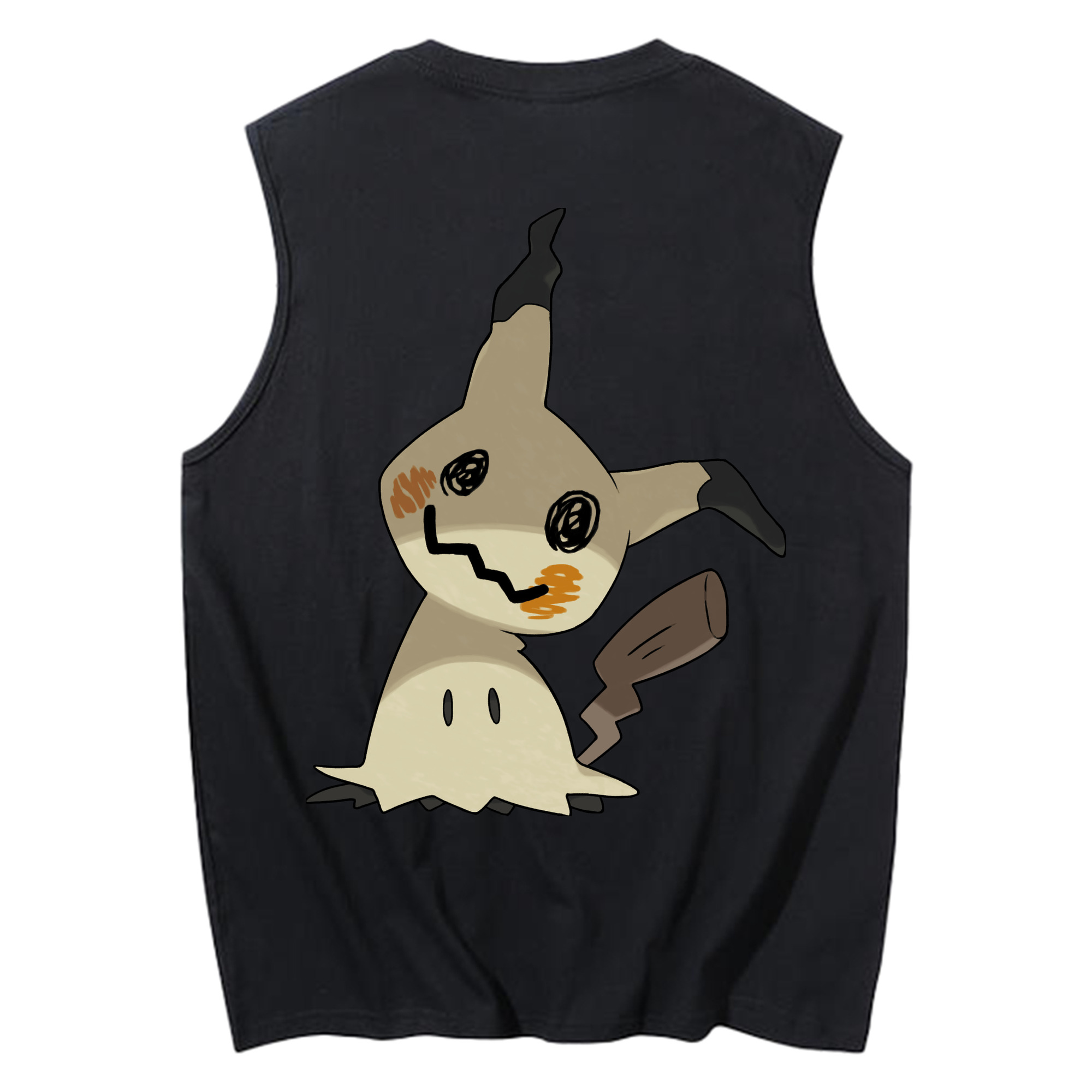 （画像用） ポケットモンスター Pokémon コットン100％タンクトップ（背面プリント）