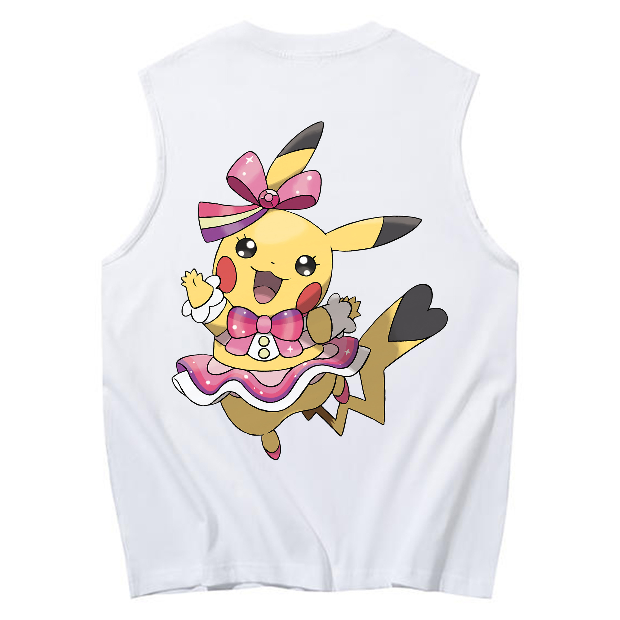 （画像用） ポケットモンスター Pokémon コットン100％タンクトップ（背面プリント）