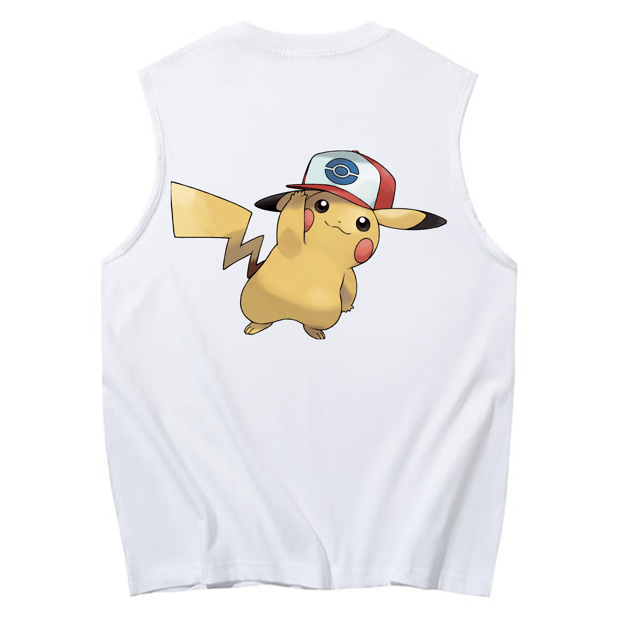 （画像用） ポケットモンスター Pokémon コットン100％タンクトップ（背面プリント）