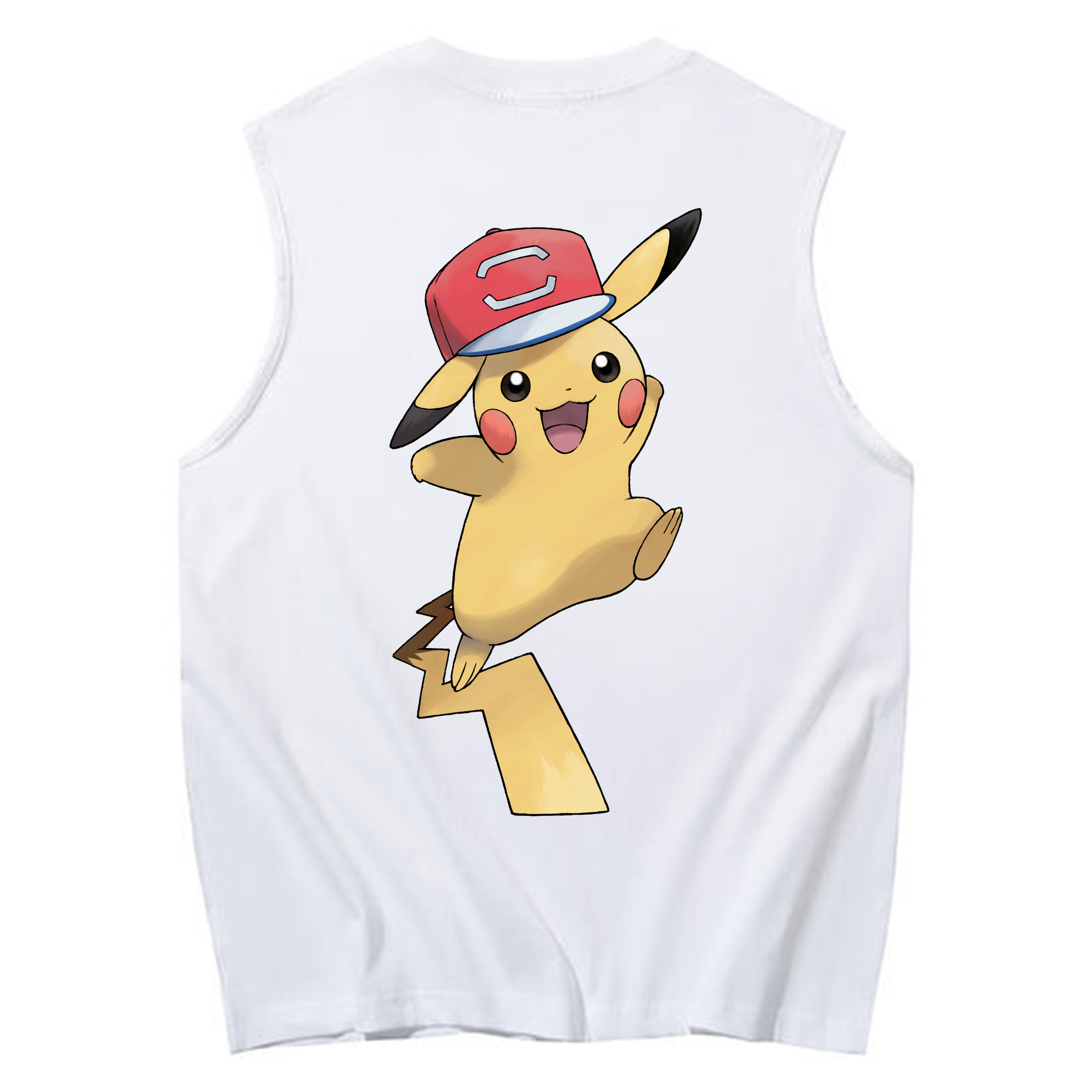 （画像用） ポケットモンスター Pokémon コットン100％タンクトップ（背面プリント）