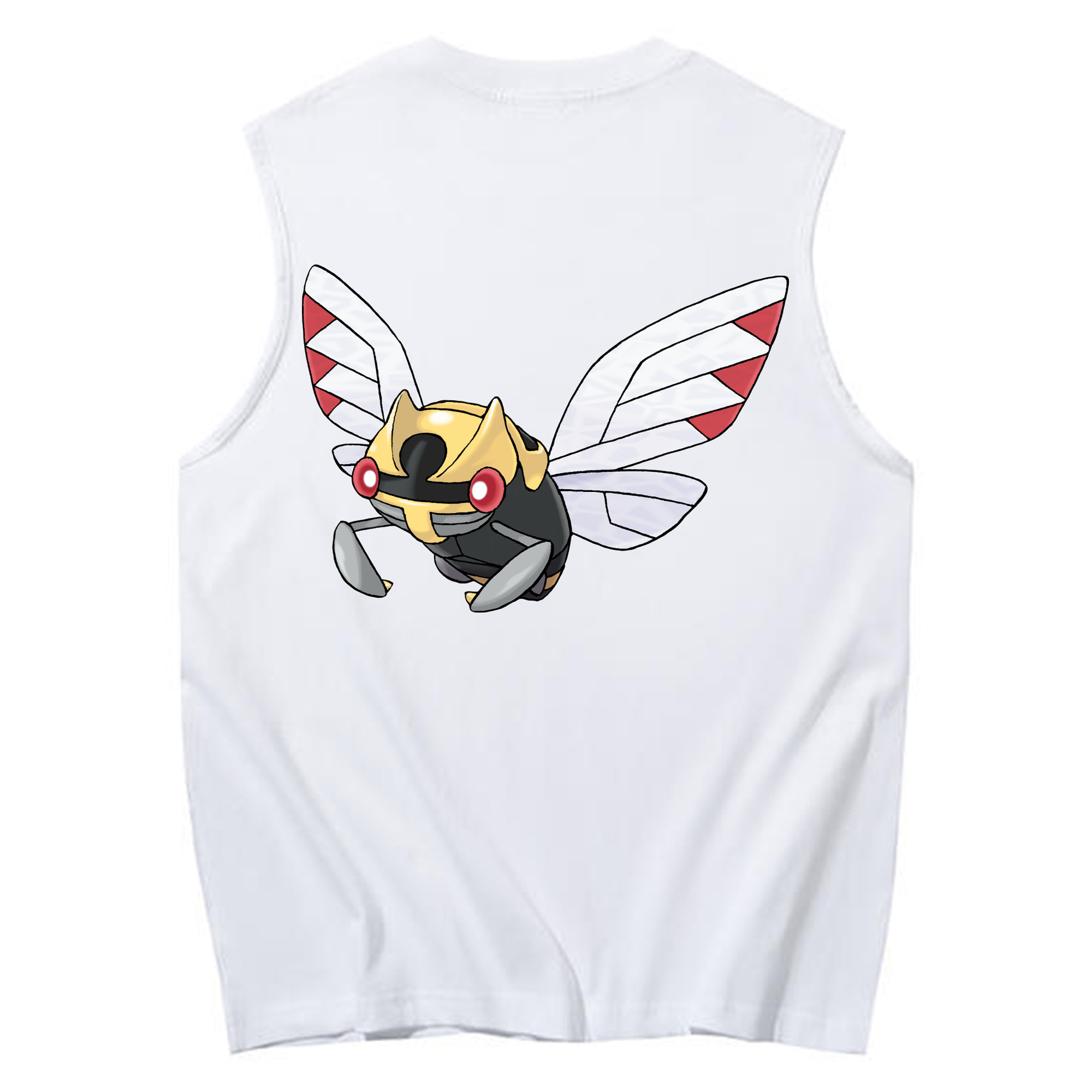 （画像用） ポケットモンスター Pokémon コットン100％タンクトップ（背面プリント）