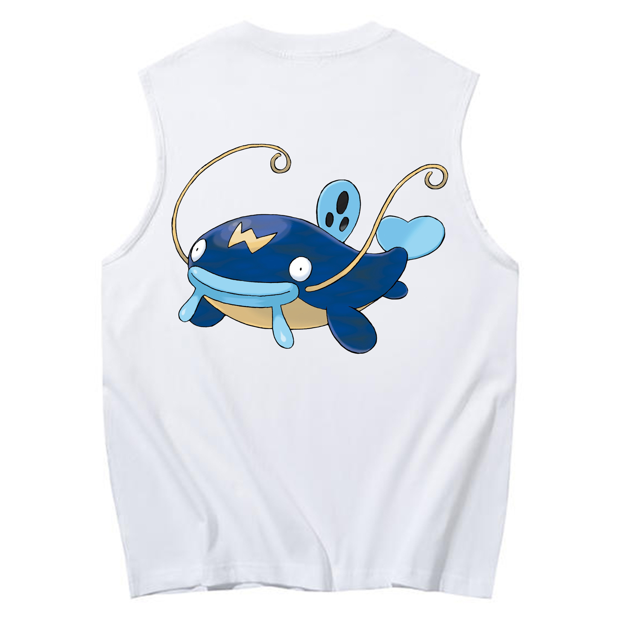 （画像用） ポケットモンスター Pokémon コットン100％タンクトップ（背面プリント）