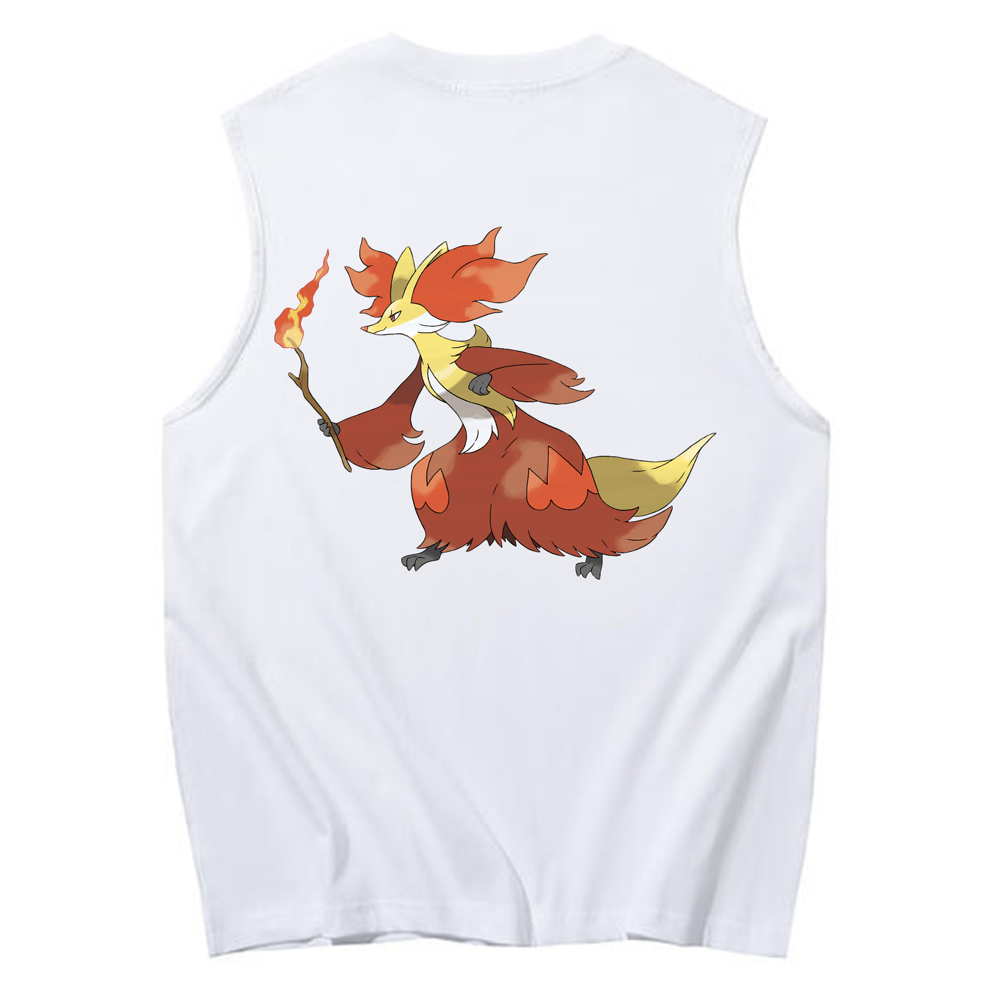 （画像用） ポケットモンスター Pokémon コットン100％タンクトップ（背面プリント）