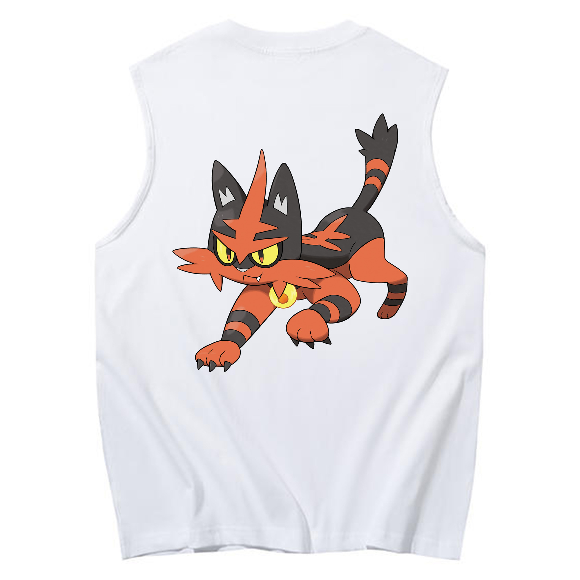（画像用） ポケットモンスター Pokémon コットン100％タンクトップ（背面プリント）