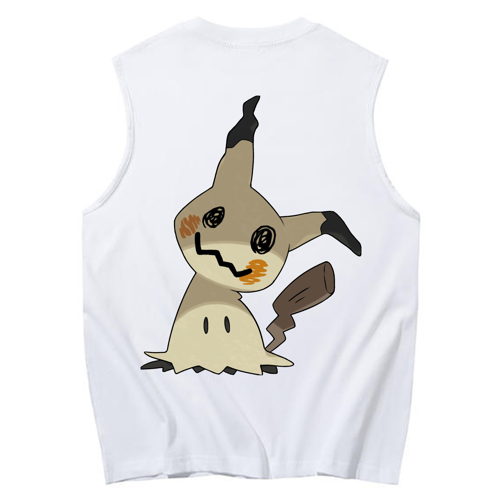 （画像用） ポケットモンスター Pokémon コットン100％タンクトップ（背面プリント）